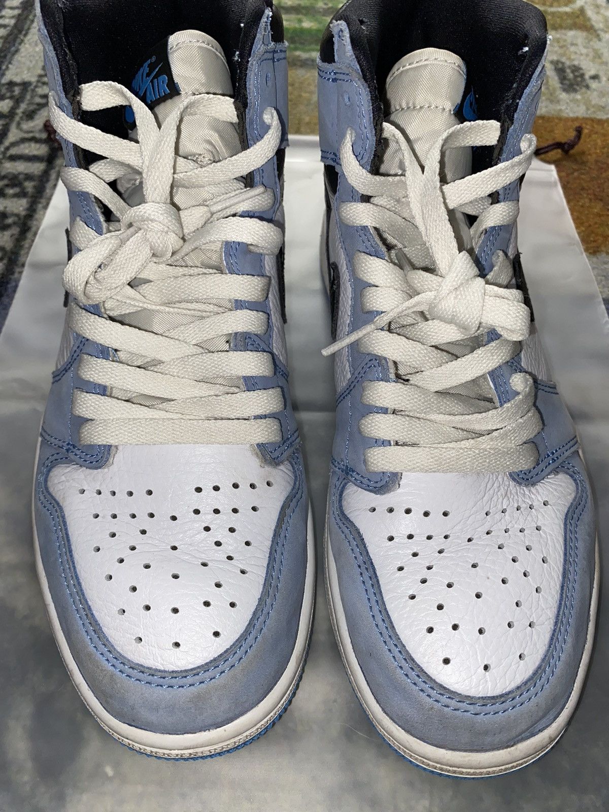 Jordan Brand × Nike Jordan 1 Retro High OG University Blue Size US 8 / EU 41 - 4 Thumbnail