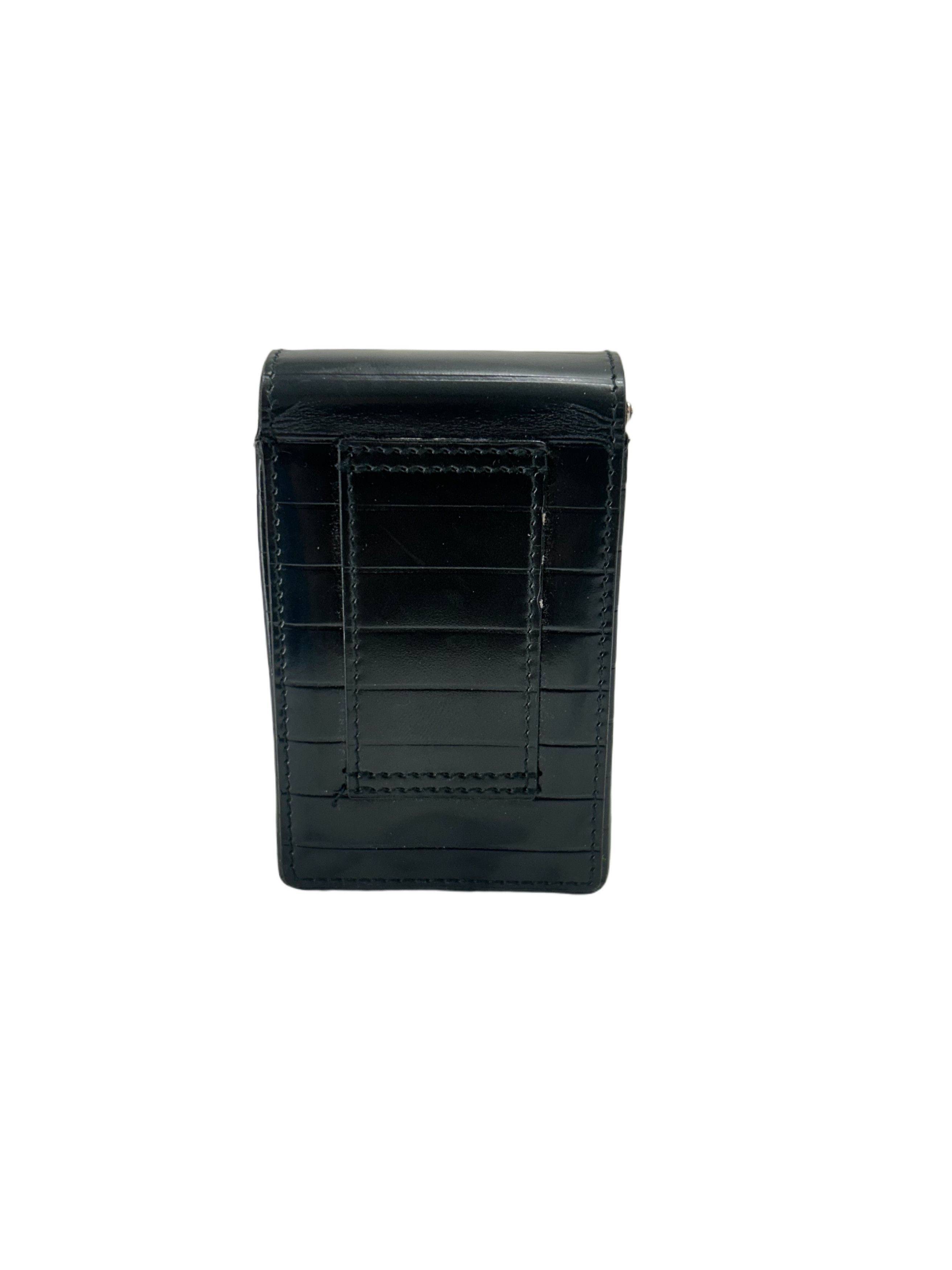 Dior Dior Homme Black Panelled Leather Cigarette Box | Grailed