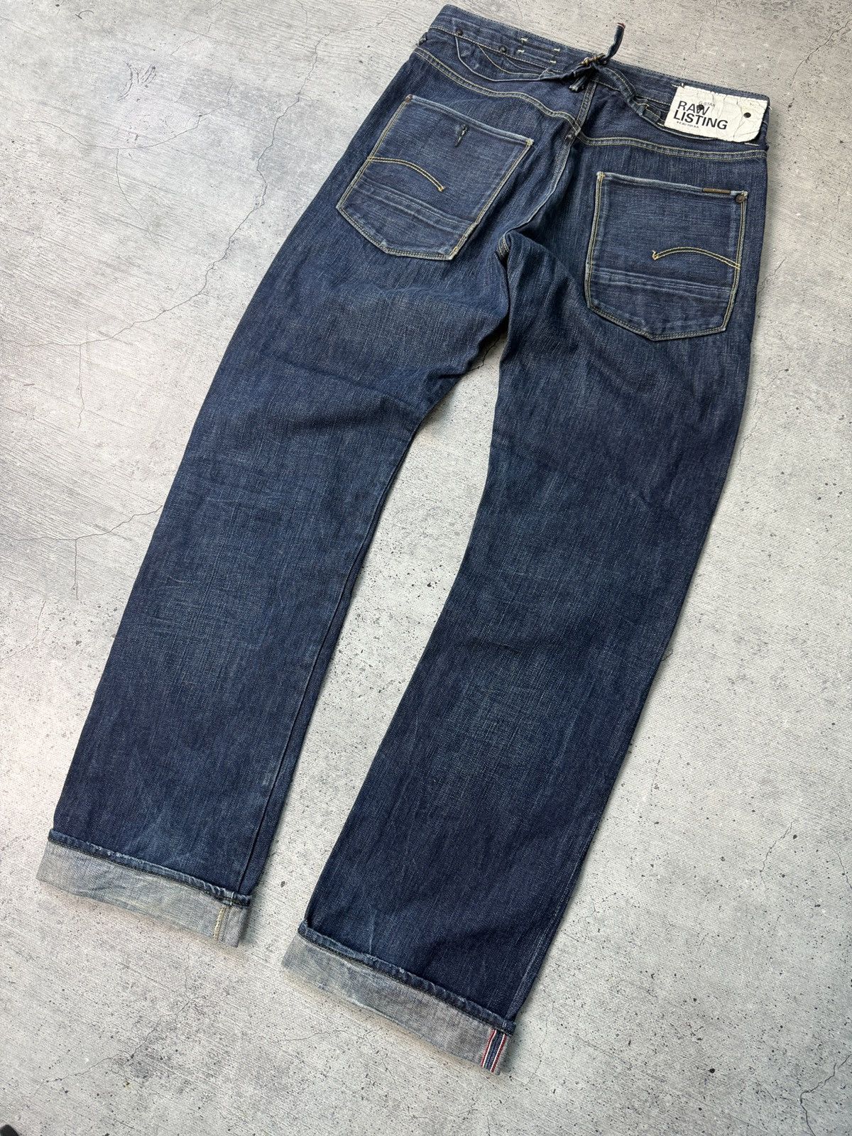 G-Star G-Star Raw US first USA denim indigo blue selvedge denim Size US 32 / EU 48 - 1 Thumbnail