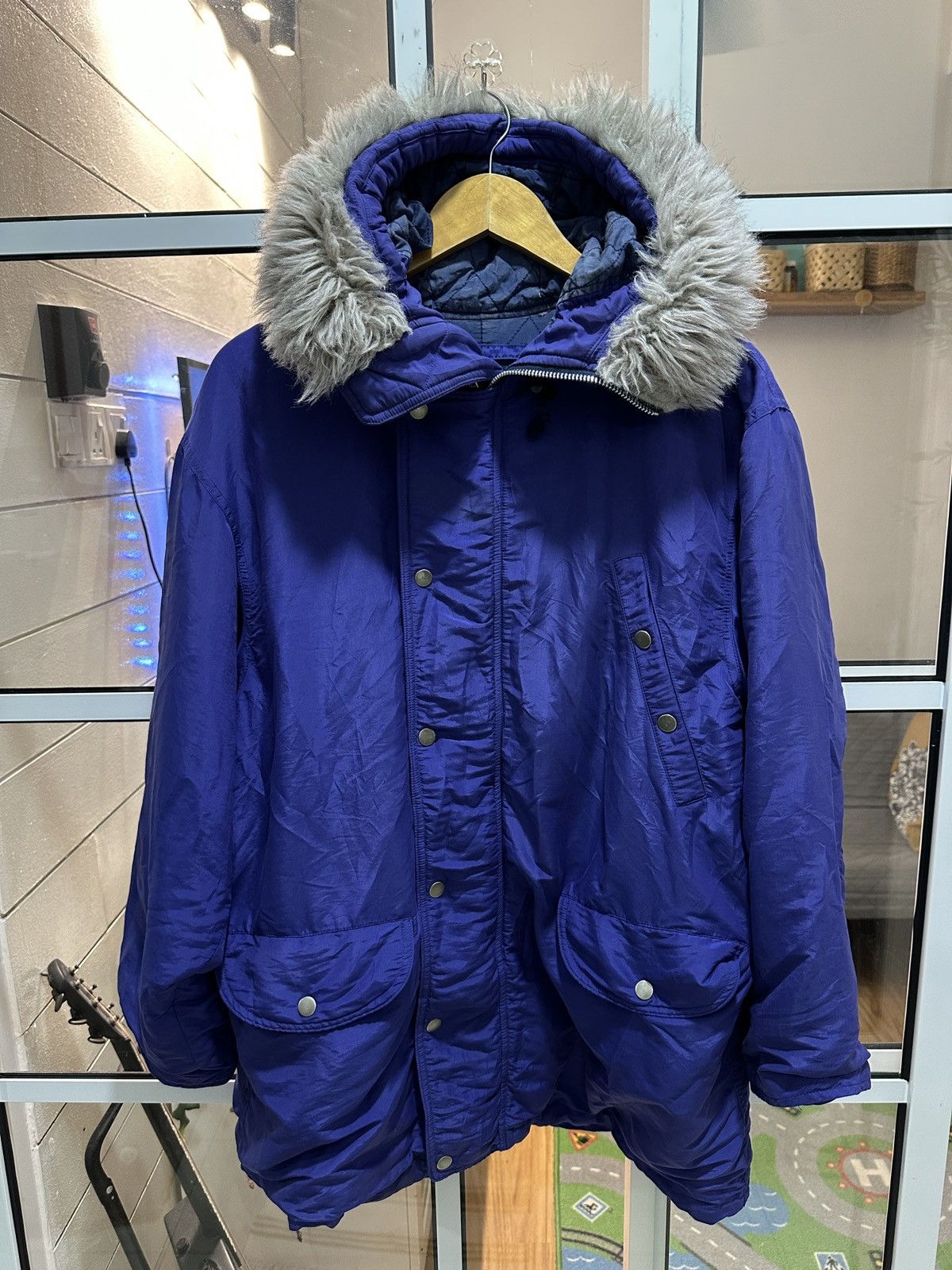 Issey Miyake I.S Tsumori Chisato Issey Miyake Fur Parkas Hoodie Zipper Size US L / EU 52-54 / 3 - 3 Thumbnail