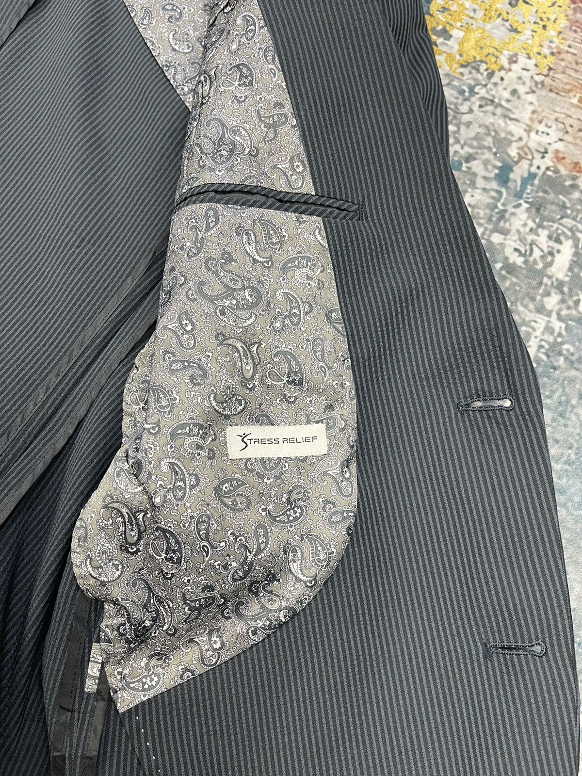 Kansai Yamamoto Kansai Yamamoto Homme Notch Lapel Paisley Lined Blazer Size US M / EU 48-50 / 2 - 9 Thumbnail