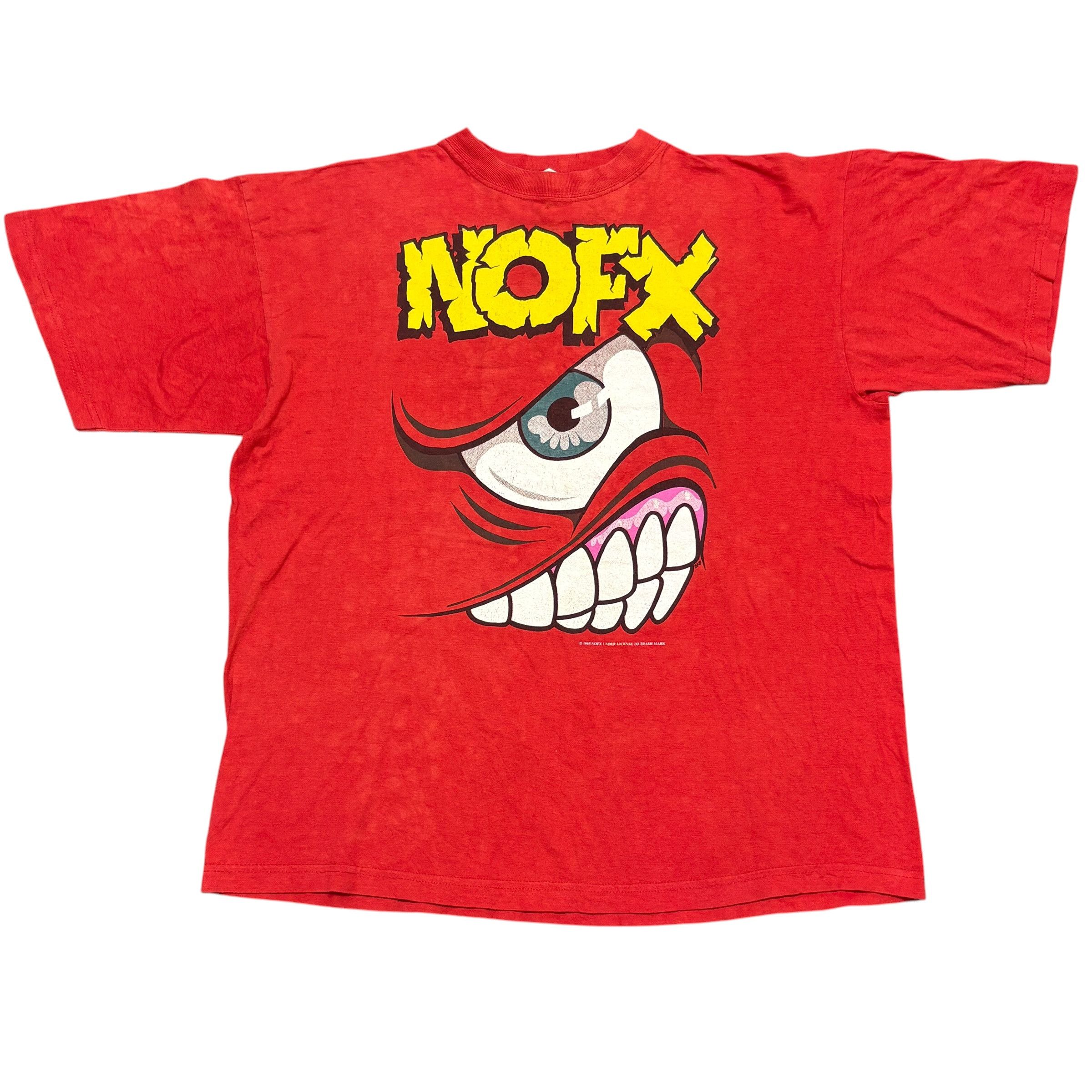 Band Tees Vintage Nofx Shirt 1995 Tour Concert Punk Rock Band Tee Size US XL / EU 56 / 4 - 1 Thumbnail