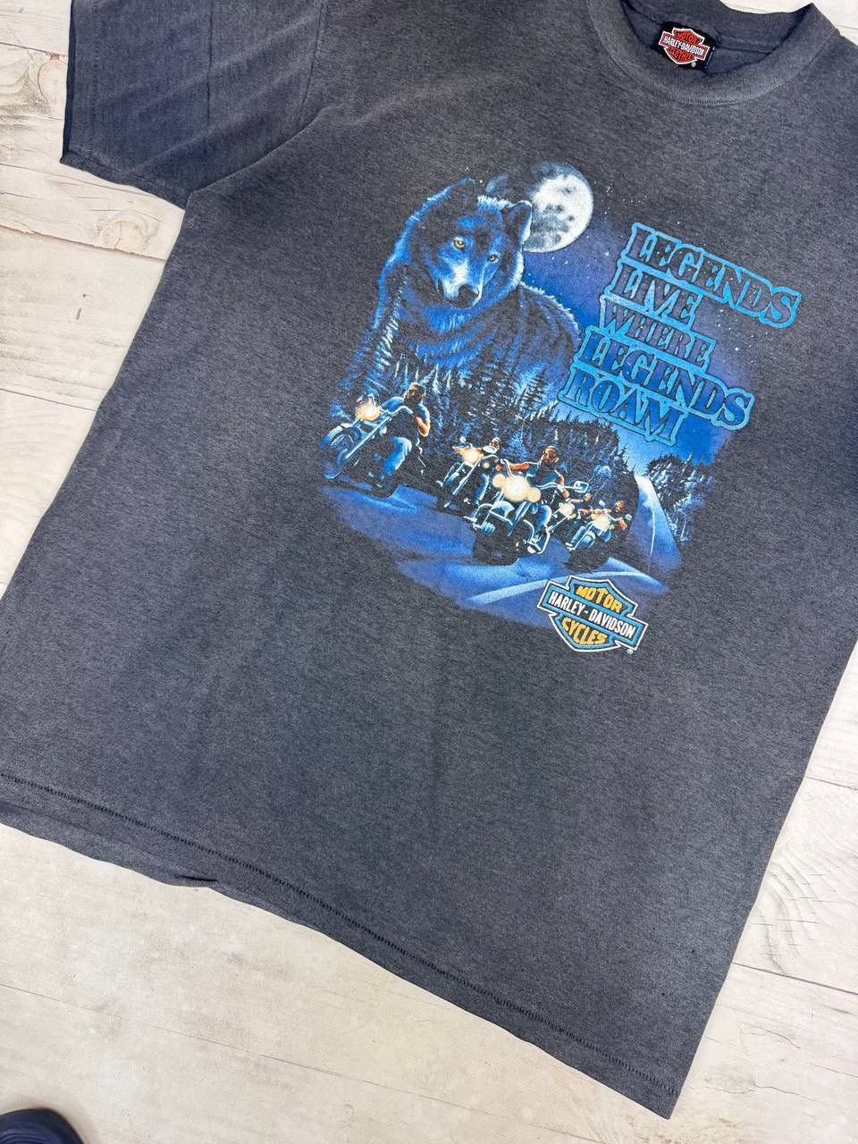 Harley Davidson Harley Davidson LEGENDS LIVE Where LEGENDS ROAM T Shirt Size US XL / EU 56 / 4 - 4 Thumbnail