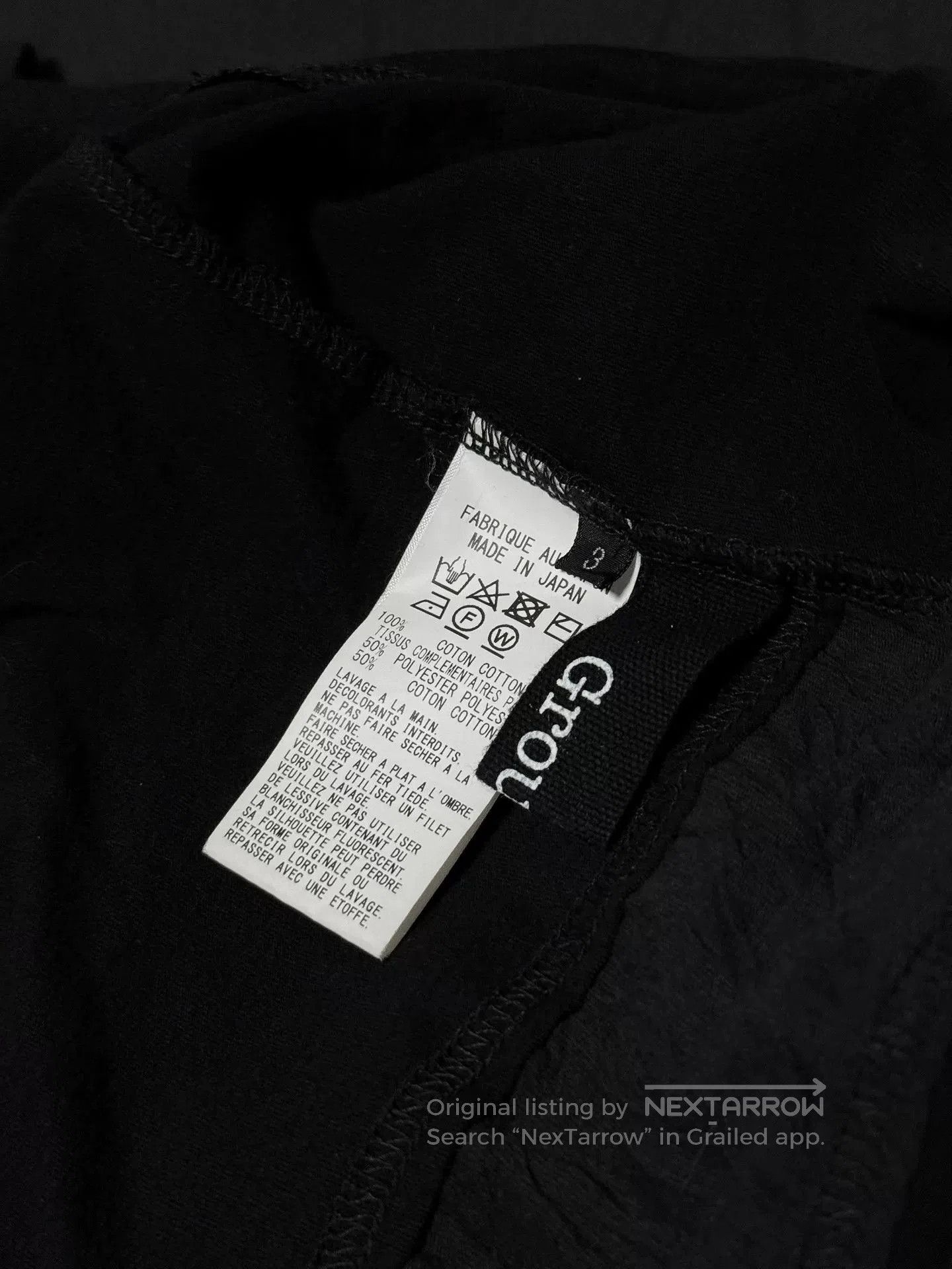 Yohji Yamamoto Asymmetrical Black T-Shirt by Yohji Yamamoto. Size US L / EU 52-54 / 3 - 7 Thumbnail