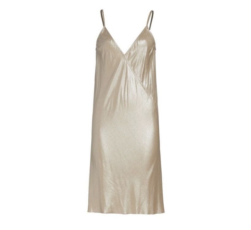 Rick Owens Rick Owens Fogachine SS22 Metallic Slip Dress Size M / US 6-8 / IT 42-44 - 1 Thumbnail