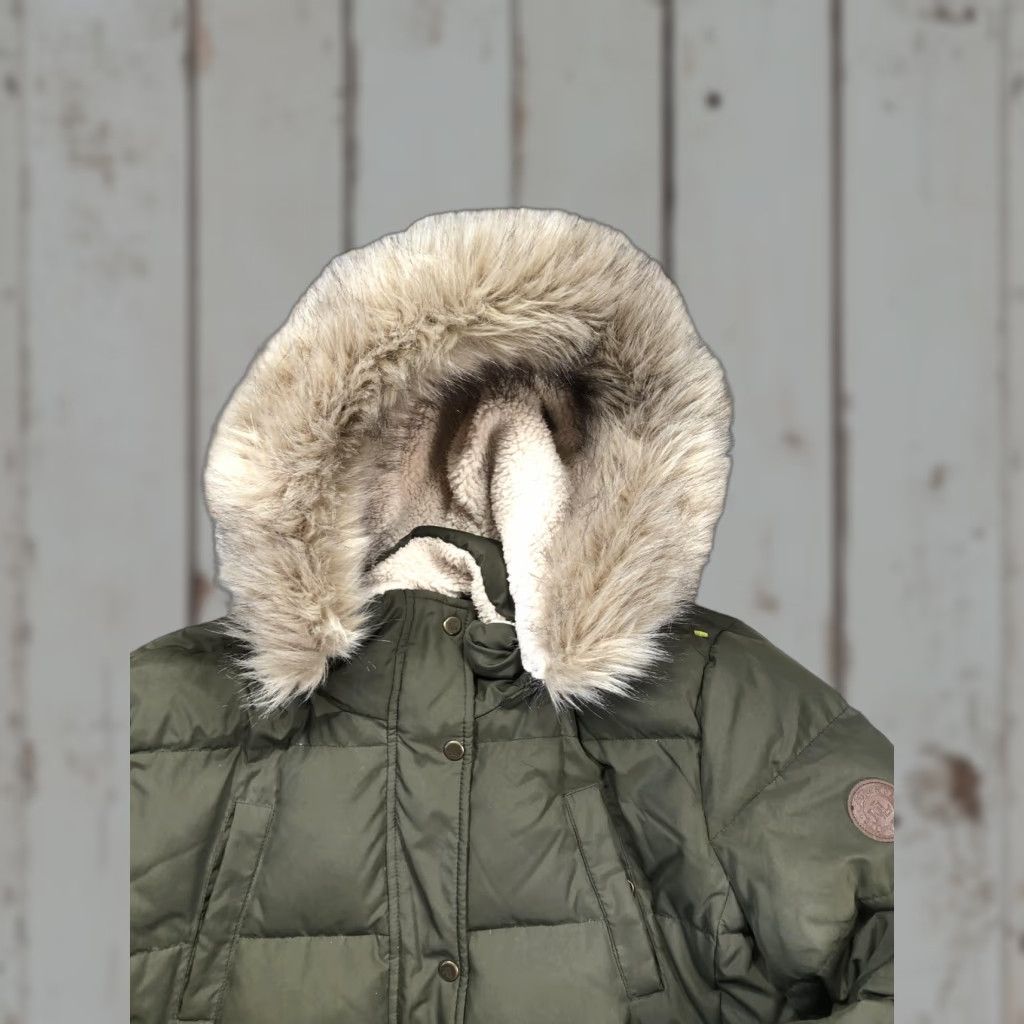 Ralph Lauren Lauren Ralph Lauren Jacket Womens XL Green Hooded Faux Fur Quilted Puffer Warm Size XL / US 12-14 / IT 48-50 - 1 Thumbnail