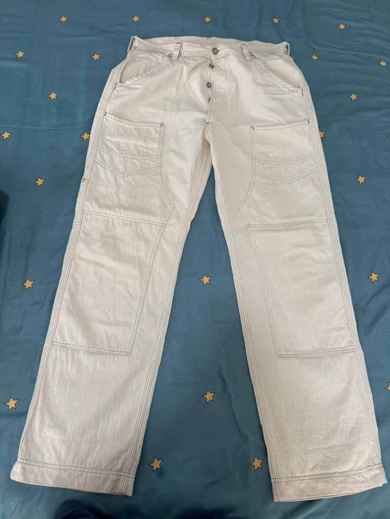Freewheelers Freewheelers DERRICKMAN CLASSIC HERHINGON PATTERN WHITE WE Size US 34 / EU 50 - 1 Thumbnail