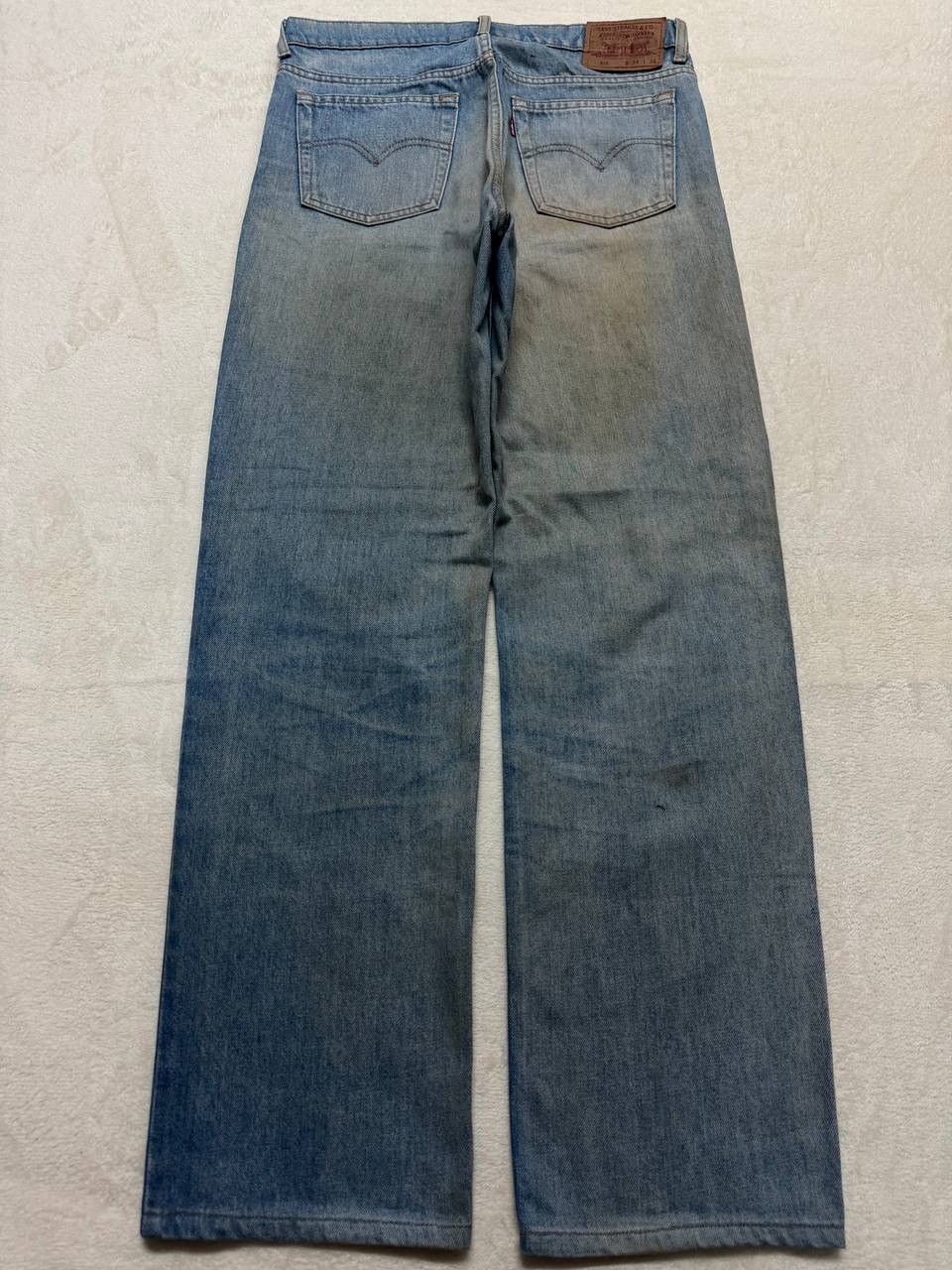 Levi's THRASHED Vintage 2000s Levi’s 515 Rusty Dirty Blue Denim Size US 32 / EU 48 - 11 Thumbnail
