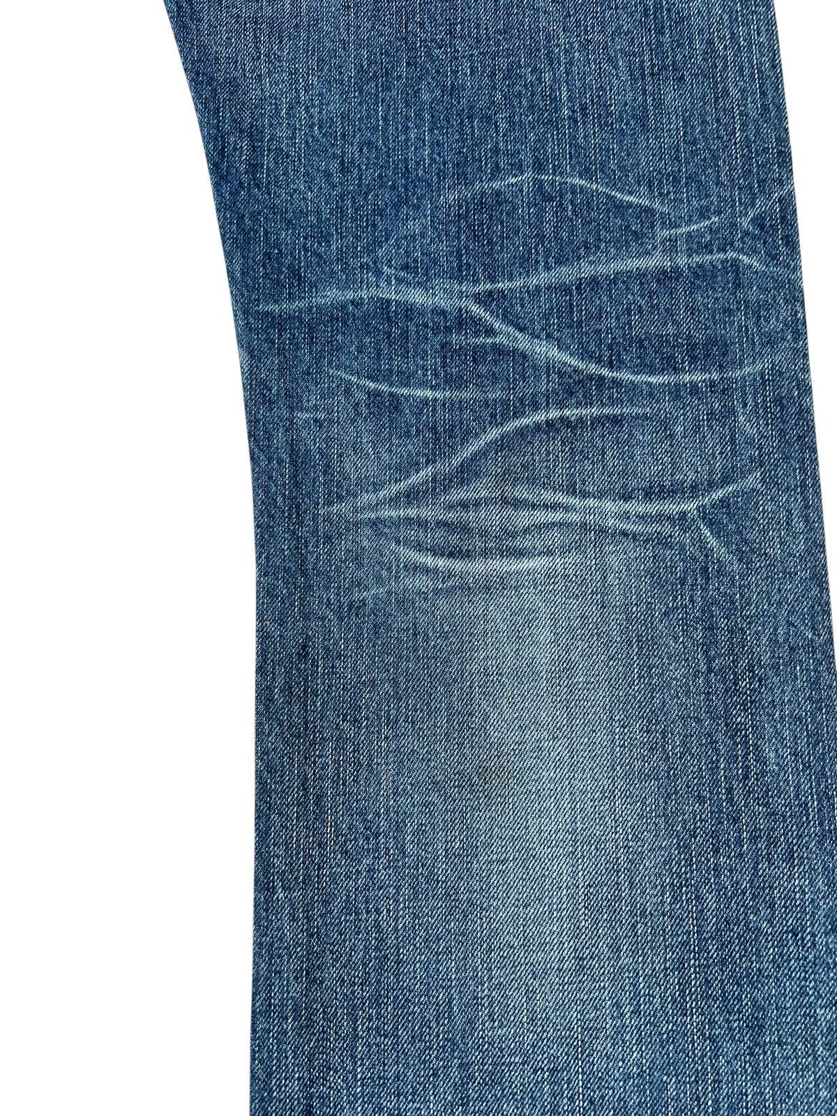 KURO KURO Japan GRAPHITE Distressed Denim Selvedge Jeans Size US 32 / EU 48 - 21 Thumbnail