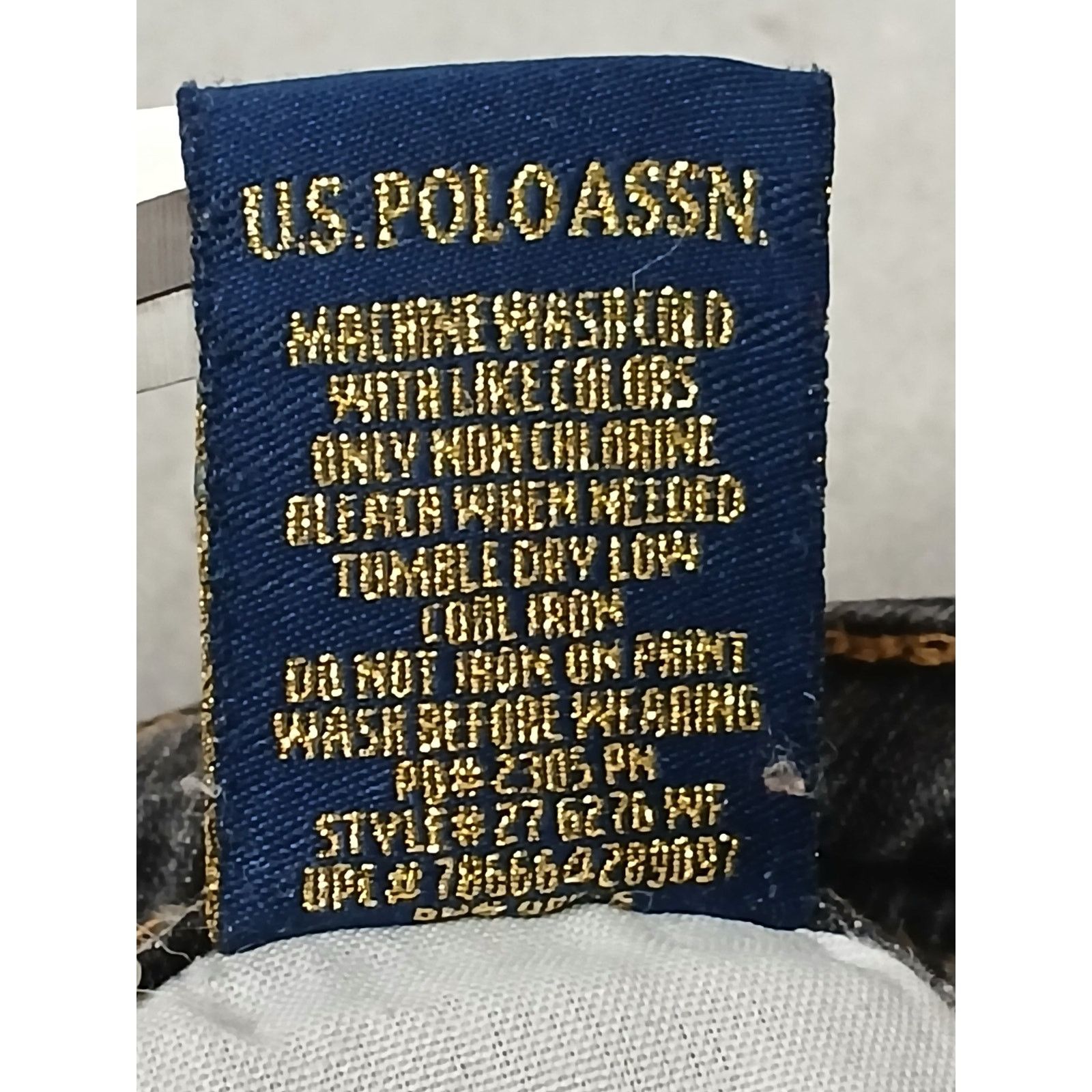 U.S. Polo Assn. U.S. Polo Assn. (10) Straight Boot Cut Black Denim Jeans Size 32" / US 10 / IT 46 - 8 Thumbnail