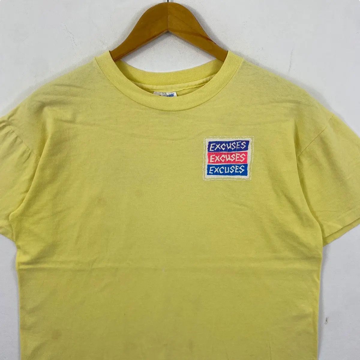 Other Vintage 90's LATE EXCUSE SHIRT Humor Funny Tee Shirt Size US M / EU 48-50 / 2 - 4 Thumbnail