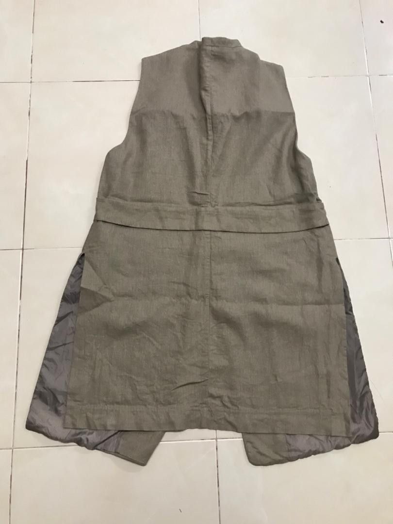 IF & Co. × Le Grande Bleu (L.G.B.) CHARABIA PARIS LINEN SLEEVELESS JACKET Size M / US 6-8 / IT 42-44 - 2 Thumbnail