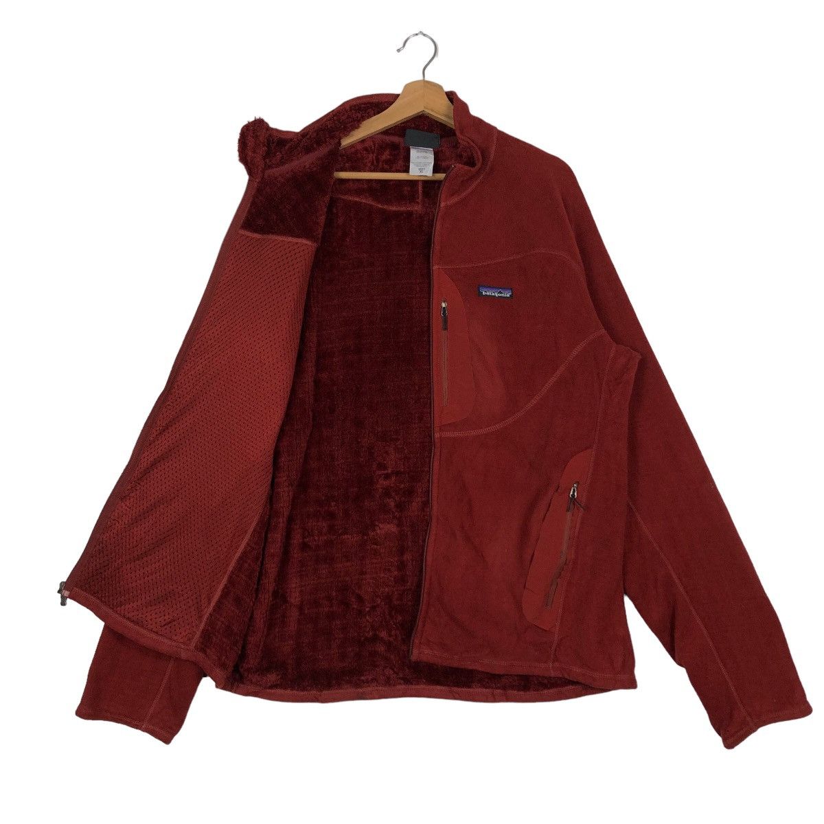 Patagonia 🔥Rich Orange - Fleece Jacket Extra Large Zipper Rare Design Size US XL / EU 56 / 4 - 8 Thumbnail