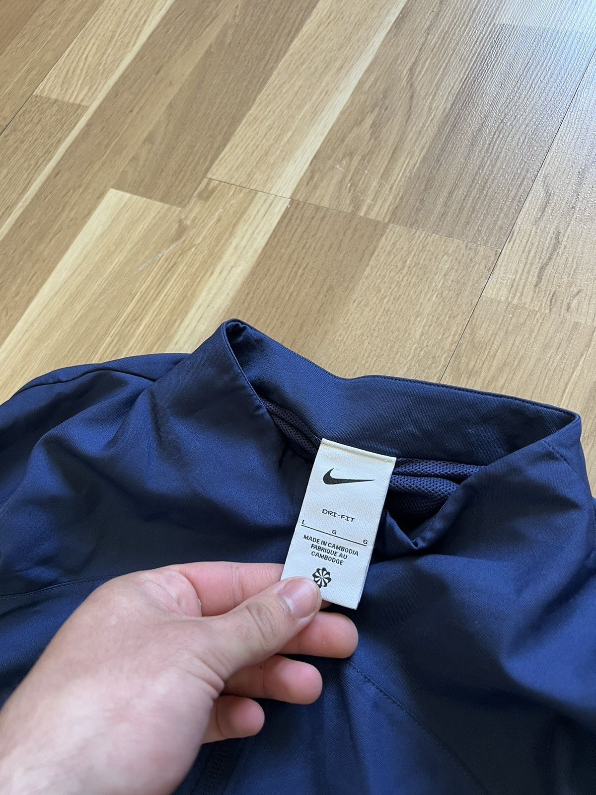 Nike × Vintage Nike France sport track jacket football 2023/24 blue Size US L / EU 52-54 / 3 - 4 Thumbnail