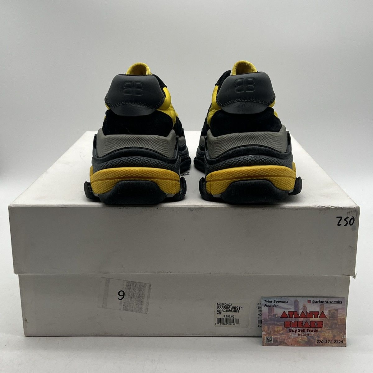 Balenciaga Balenciaga triple s black yellow Size US 7 / EU 40 - 3 Thumbnail
