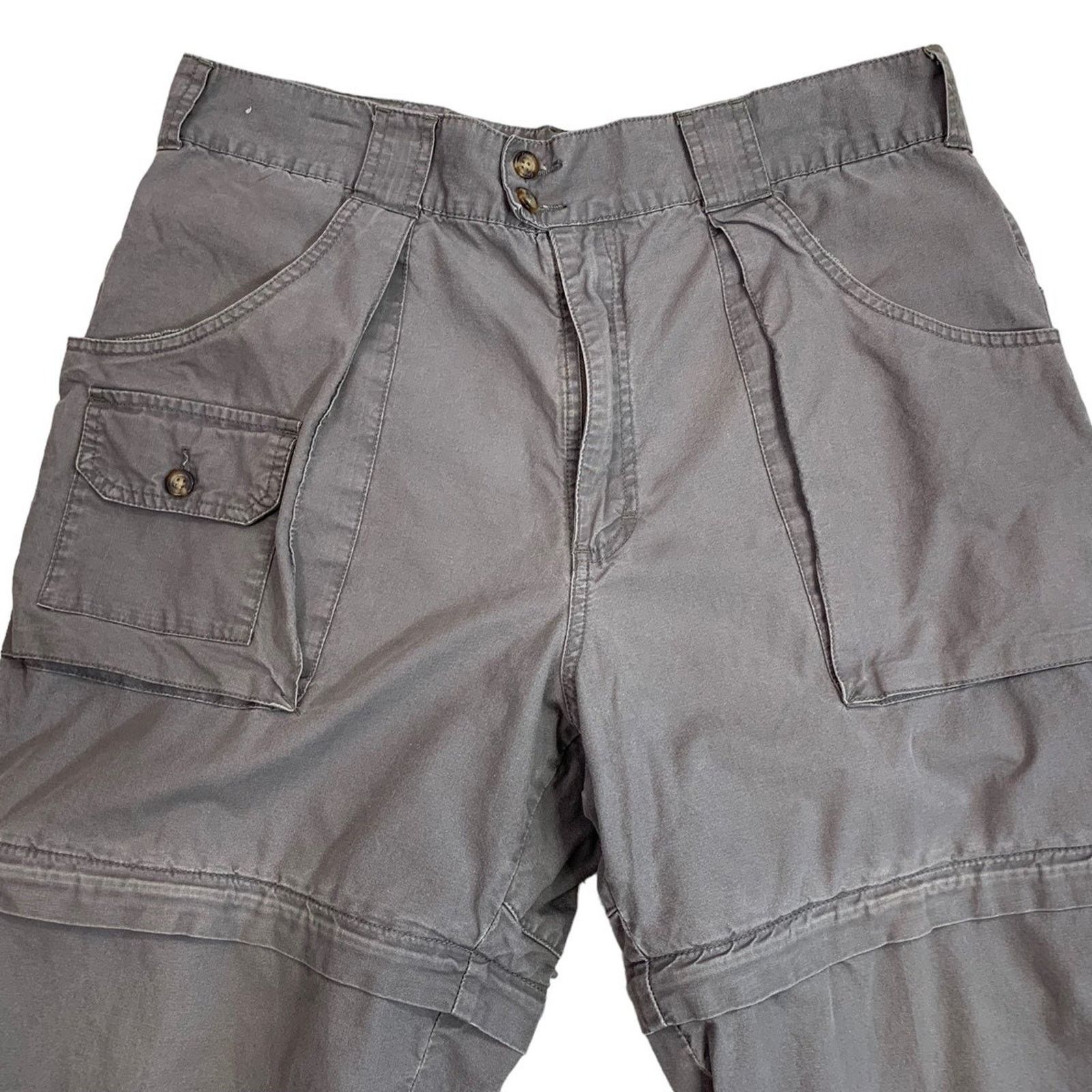 Cabelas Cabela’s Mens Outdoor Cargo Convertible Pants Cotton 38X30 Size US 38 / EU 54 - 3 Thumbnail