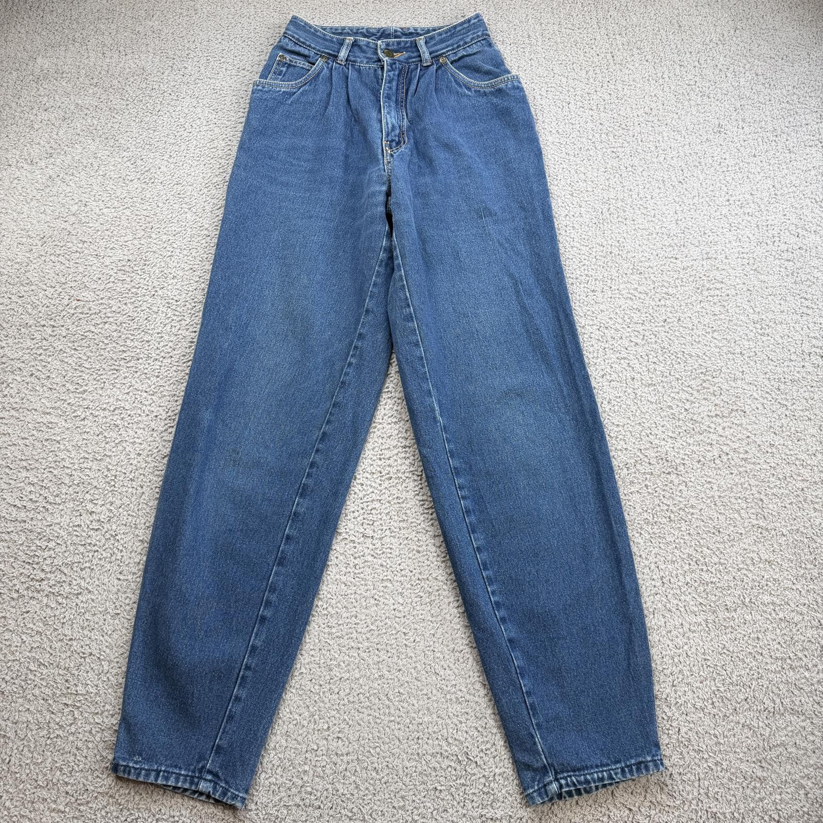 Jordache Vintage 90s Jordache High Waisted Mom Jeans Hong Kong 27 Size 27" / US 4 / IT 40 - 1 Thumbnail