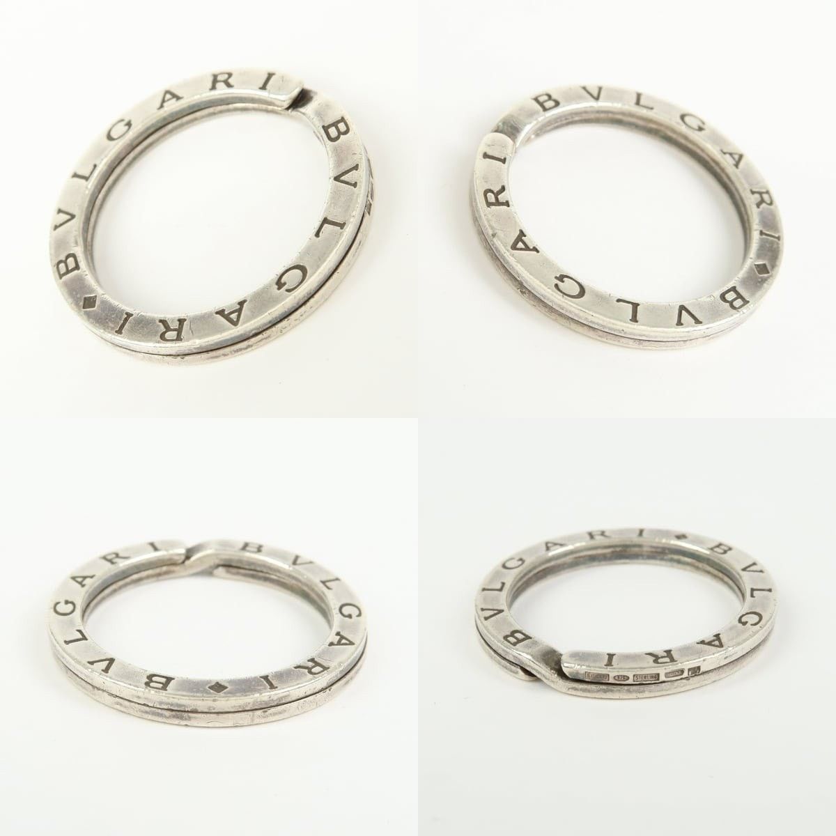 Bvlgari Bvlgari Bvlgari Sterling Silver Keychain Size ONE SIZE - 3 Thumbnail