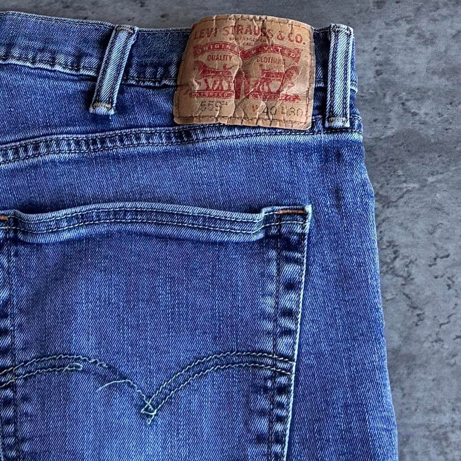 Levi's × Levi's Vintage Clothing Vintage Y2K Levi’s 559 Baggy Medium Wash Denim Jeans Size US 40 / EU 56 - 3 Thumbnail