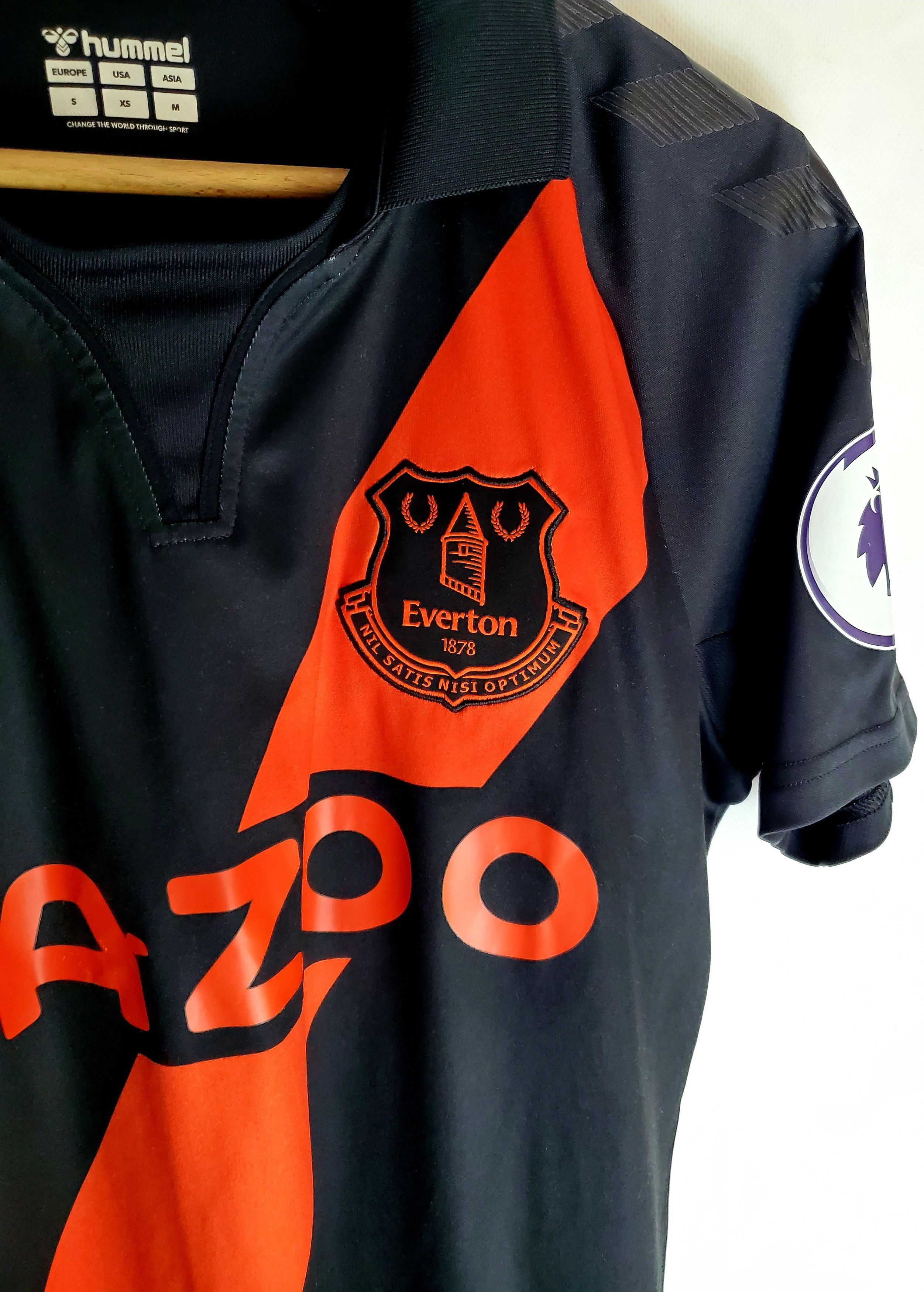 Hummel Everton 2021-22 Away Shirt #11Demarai Gray perfect condition Size US S / EU 44-46 / 1 - 4 Thumbnail