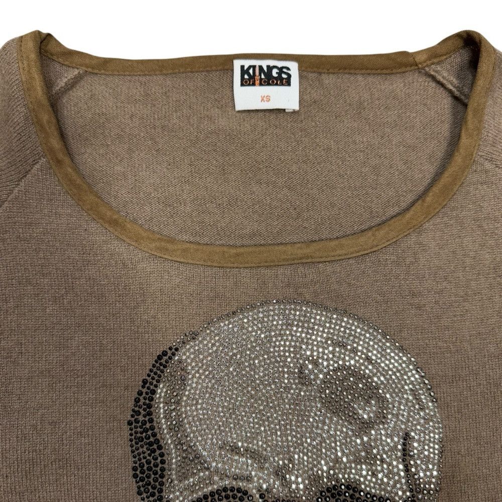 Other Kings of Cole Cashmere Rhinestone Skull Sweater Size XS Size XS / US 0-2 / IT 36-38 - 9 Thumbnail
