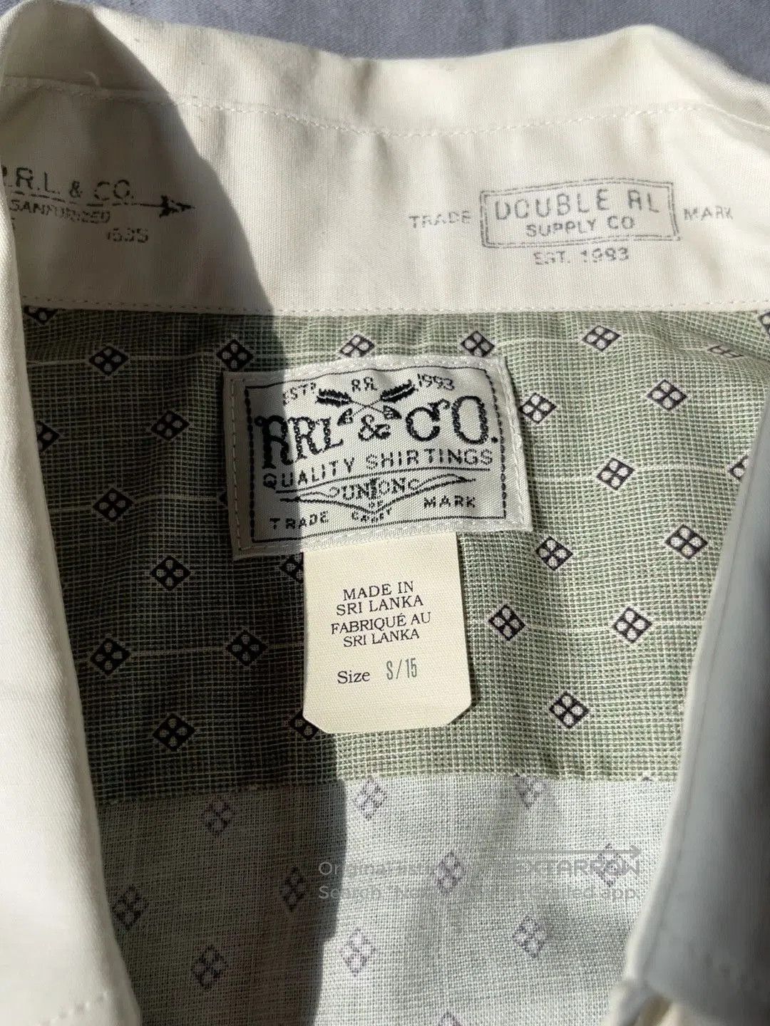 RRL Ralph Lauren RRL Men's Dress Shirt Size S. Size US S / EU 44-46 / 1 - 2 Thumbnail
