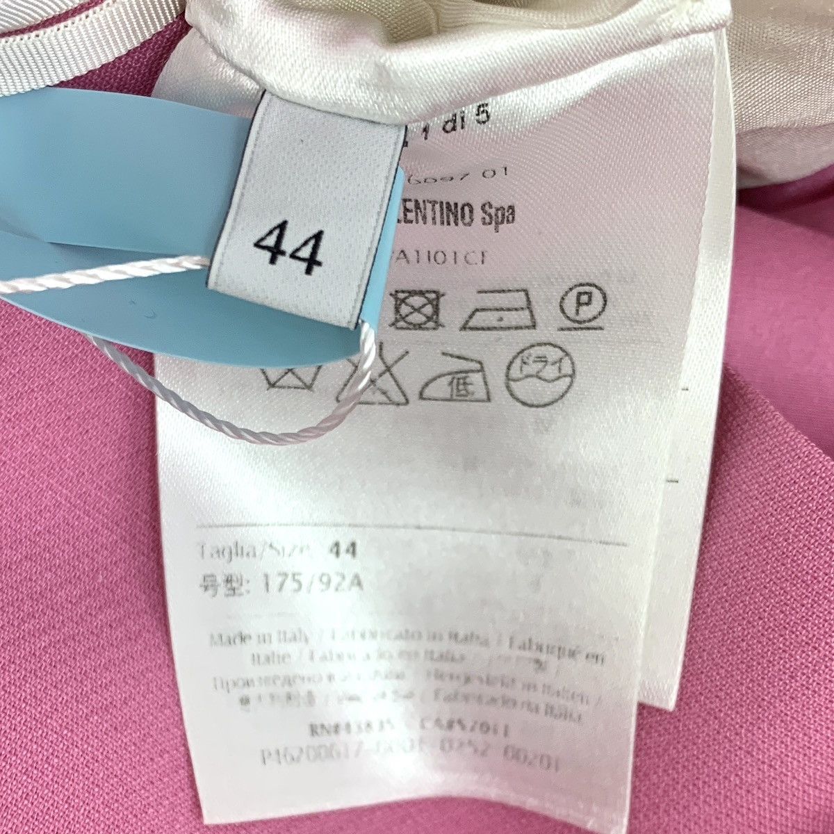Valentino Valentino Color-blocked Bow Wool Short Sleeve Dress K26WX Size XL / US 12-14 / IT 48-50 - 7 Thumbnail