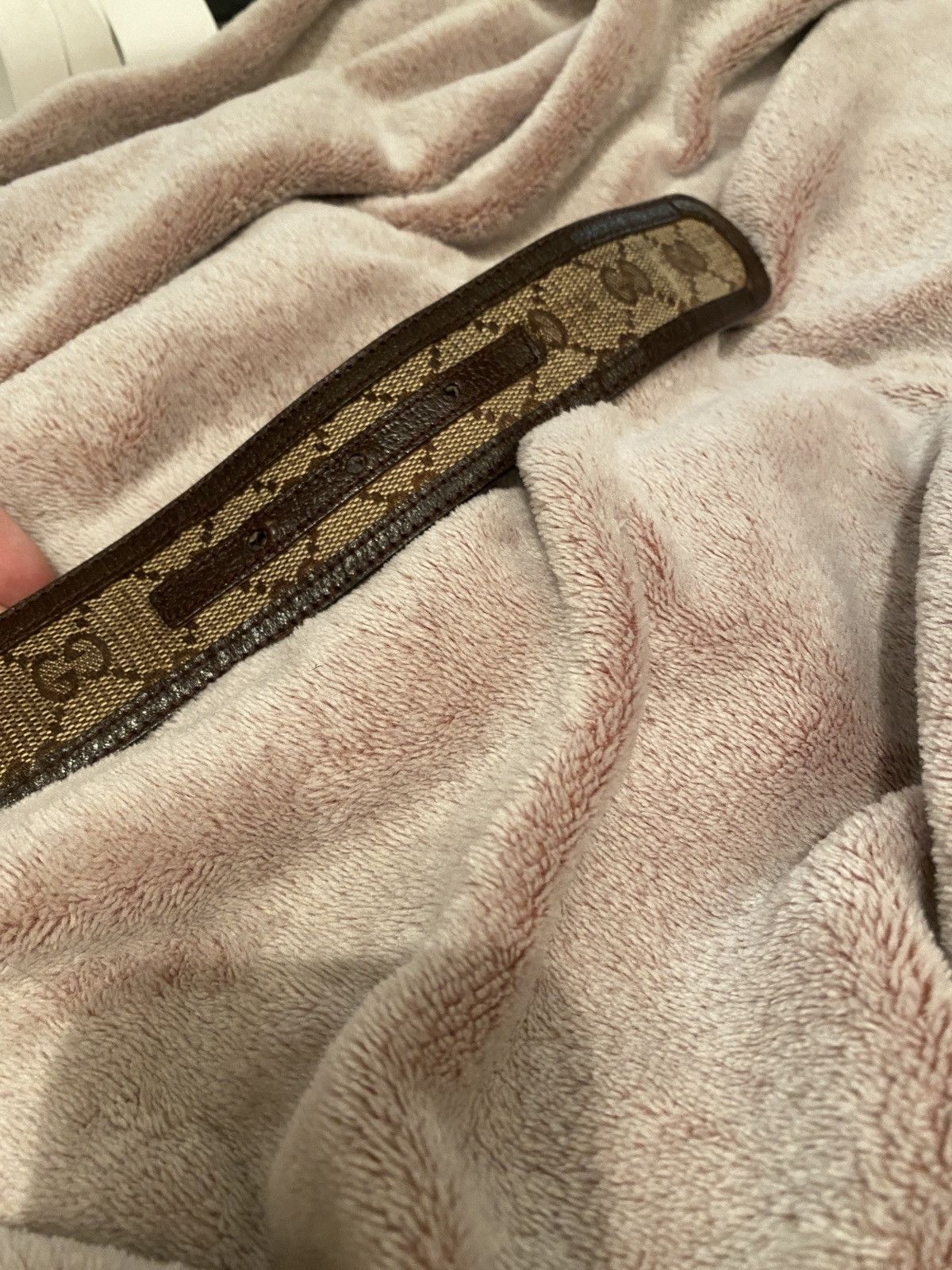 Gucci Gucci monogram belt size 80 Size ONE SIZE - 8 Thumbnail