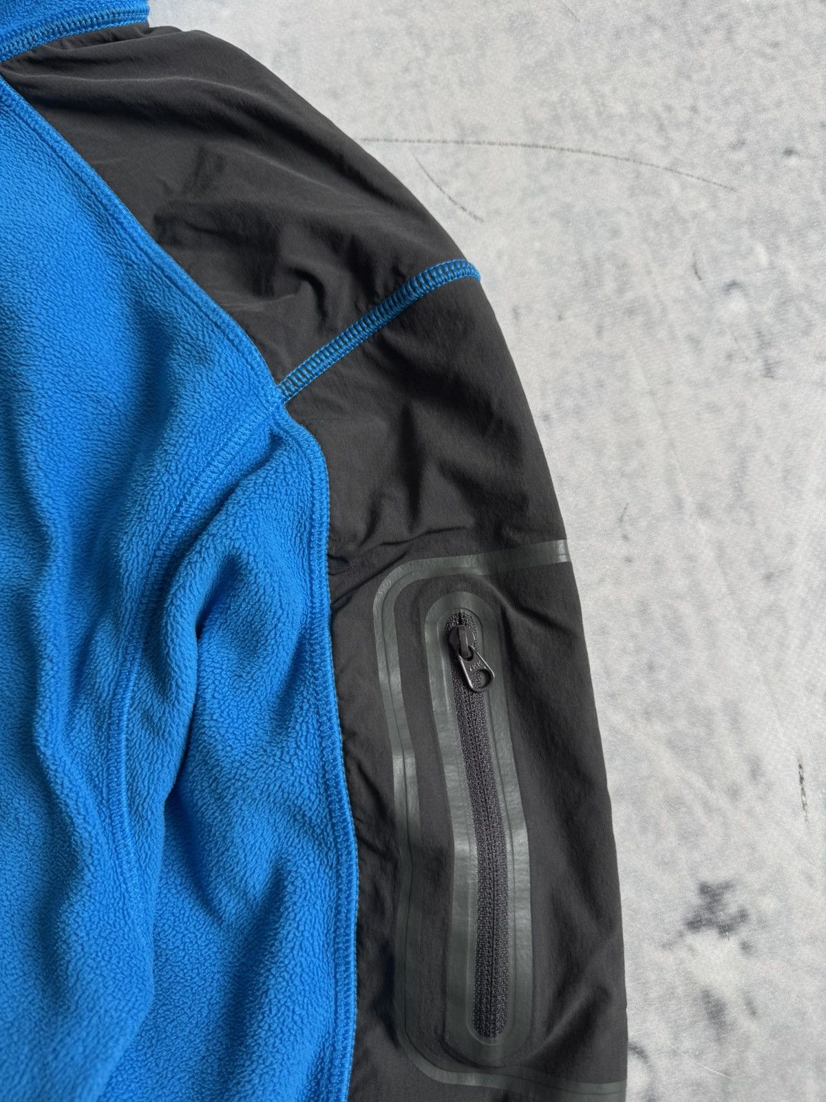 The North Face × Vintage The North Face zip fleece outdoor Size US L / EU 52-54 / 3 - 5 Thumbnail