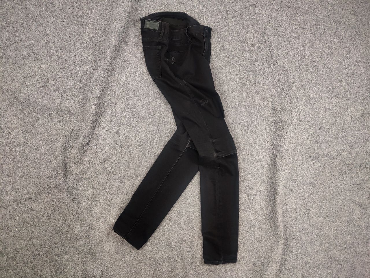 Rta Road To Awe RTA design Black Distressed denim Slim Fit Jeans Size 29" - 1 Thumbnail