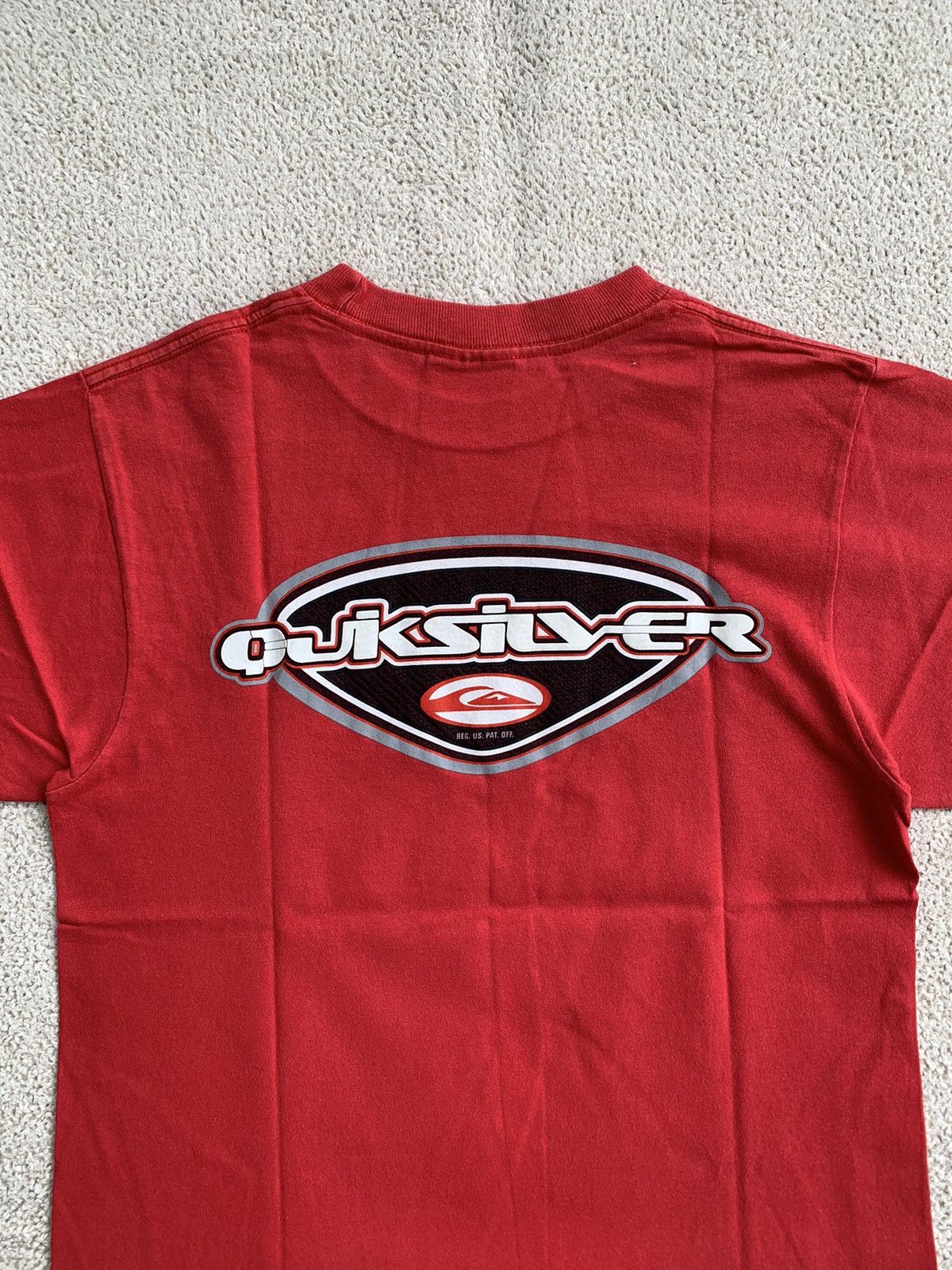 Quiksilver × Vintage Quiksilver vintage big back logo t-shirt tee Size US S / EU 44-46 / 1 - 3 Thumbnail