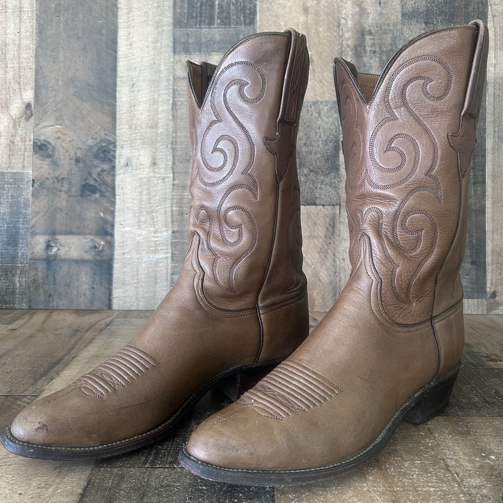 Lucchese Lucchese Classics L001673 Leather Cowboy Boots Mens 10 D Size US 10 / EU 43 - 1 Thumbnail