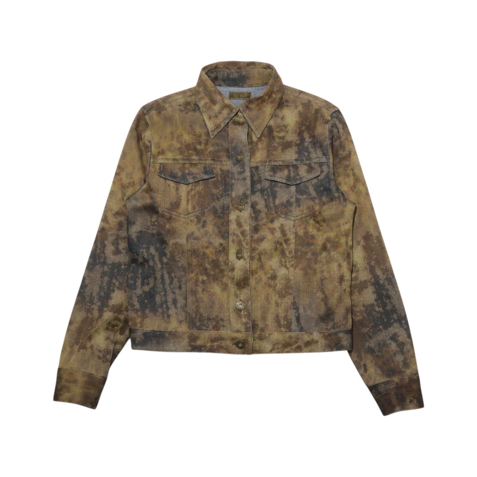 GOA 90s G.O.A. Psychedelic Snake Print Boxy Jacket Y2K Size US S / EU 44-46 / 1 - 1 Thumbnail