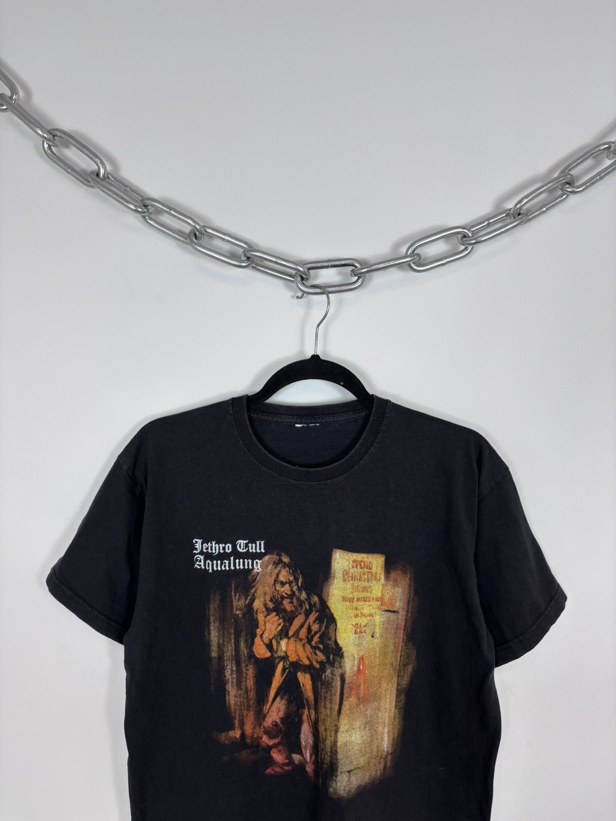Band Tees Vintage Jethro Tull Aqualung Album Rock Black Band T-Shirt Size US M / EU 48-50 / 2 - 3 Thumbnail