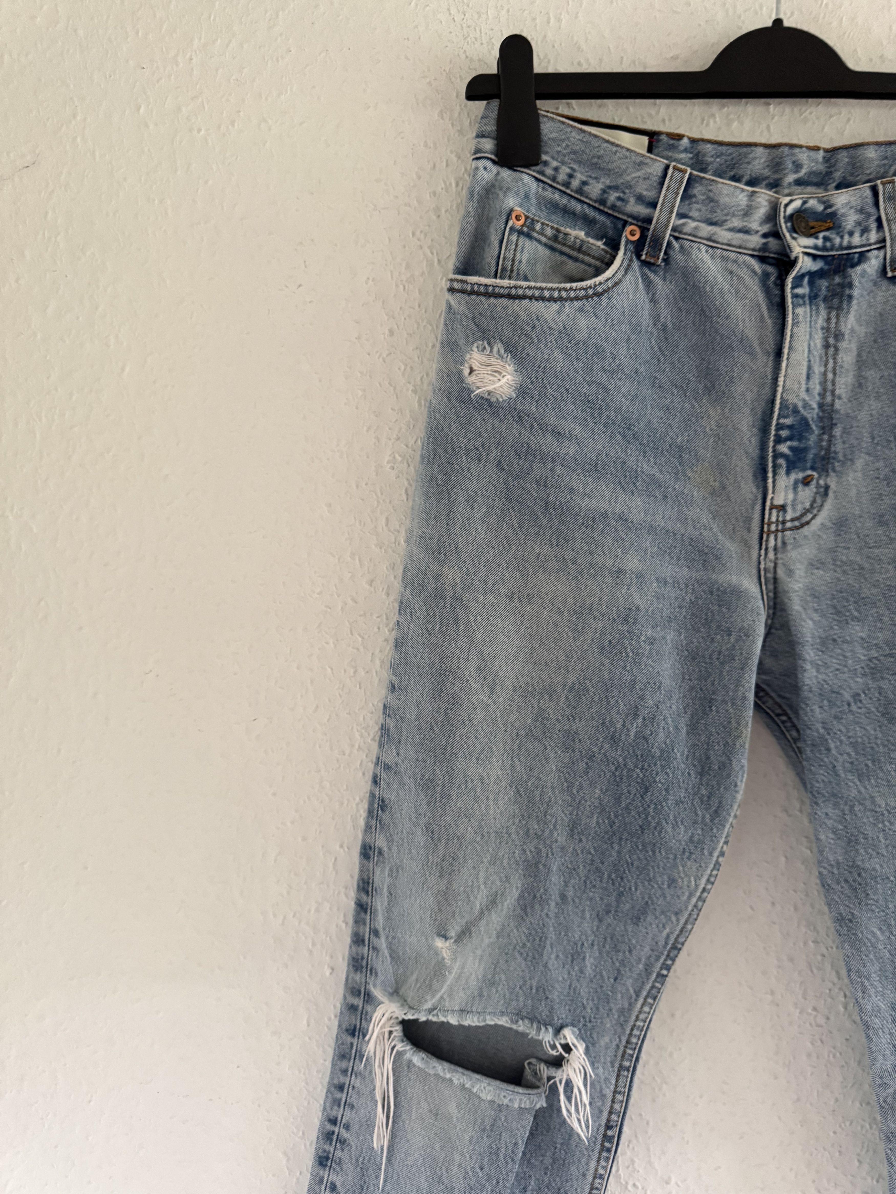Gucci Denim Pants with Distressed Detailing Size US 33 - 4 Thumbnail