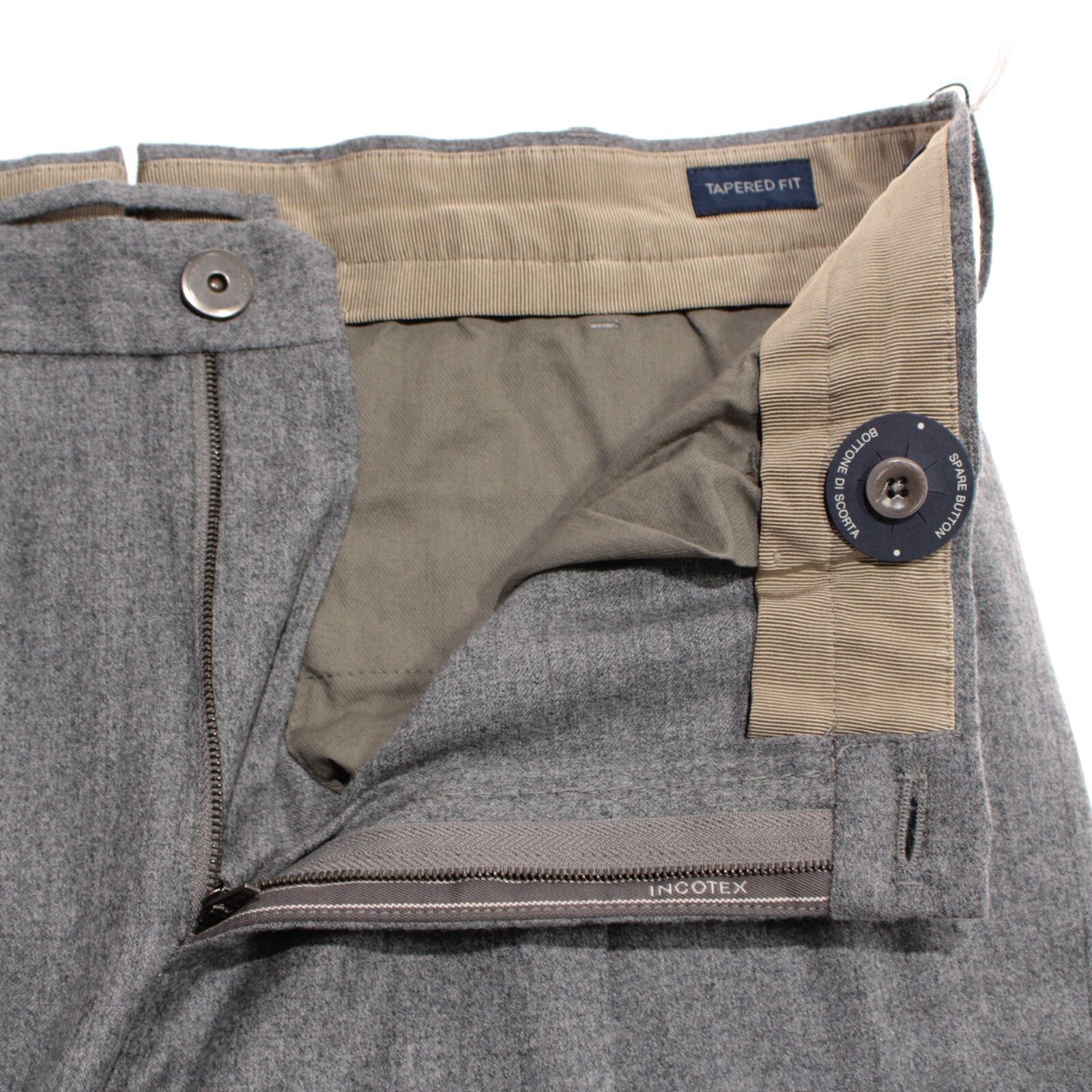Incotex INCOTEX New with tags Dress Pants Size 34 US In Gray Size US 34 / EU 50 - 3 Thumbnail