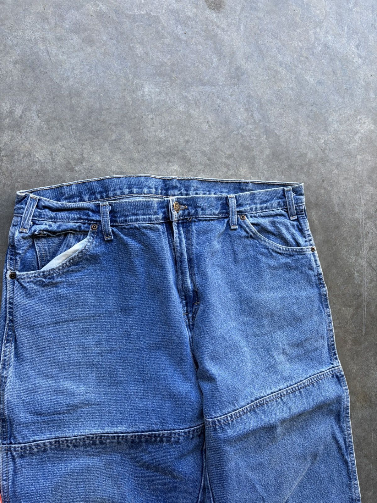 Dickies Dickies Double Knee Vintage Baggy Workwear Denim 1990s Size US 36 / EU 52 - 3 Thumbnail