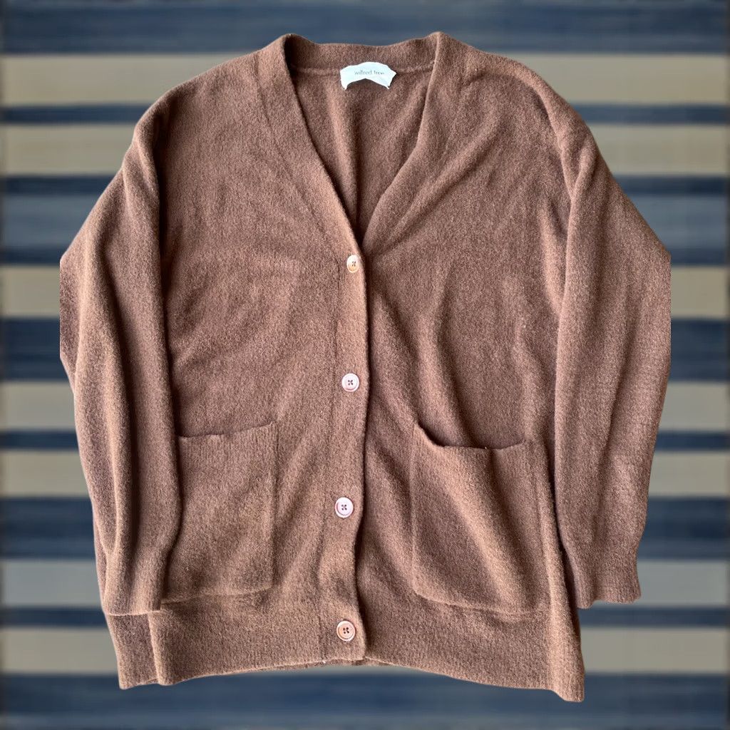 Vintage Wilfred Free Women's XS Cardigan Brown Buttoned Pockets Sweater Soft Comfort Cardigan Size XS / US 0-2 / IT 36-38 - 1 Thumbnail