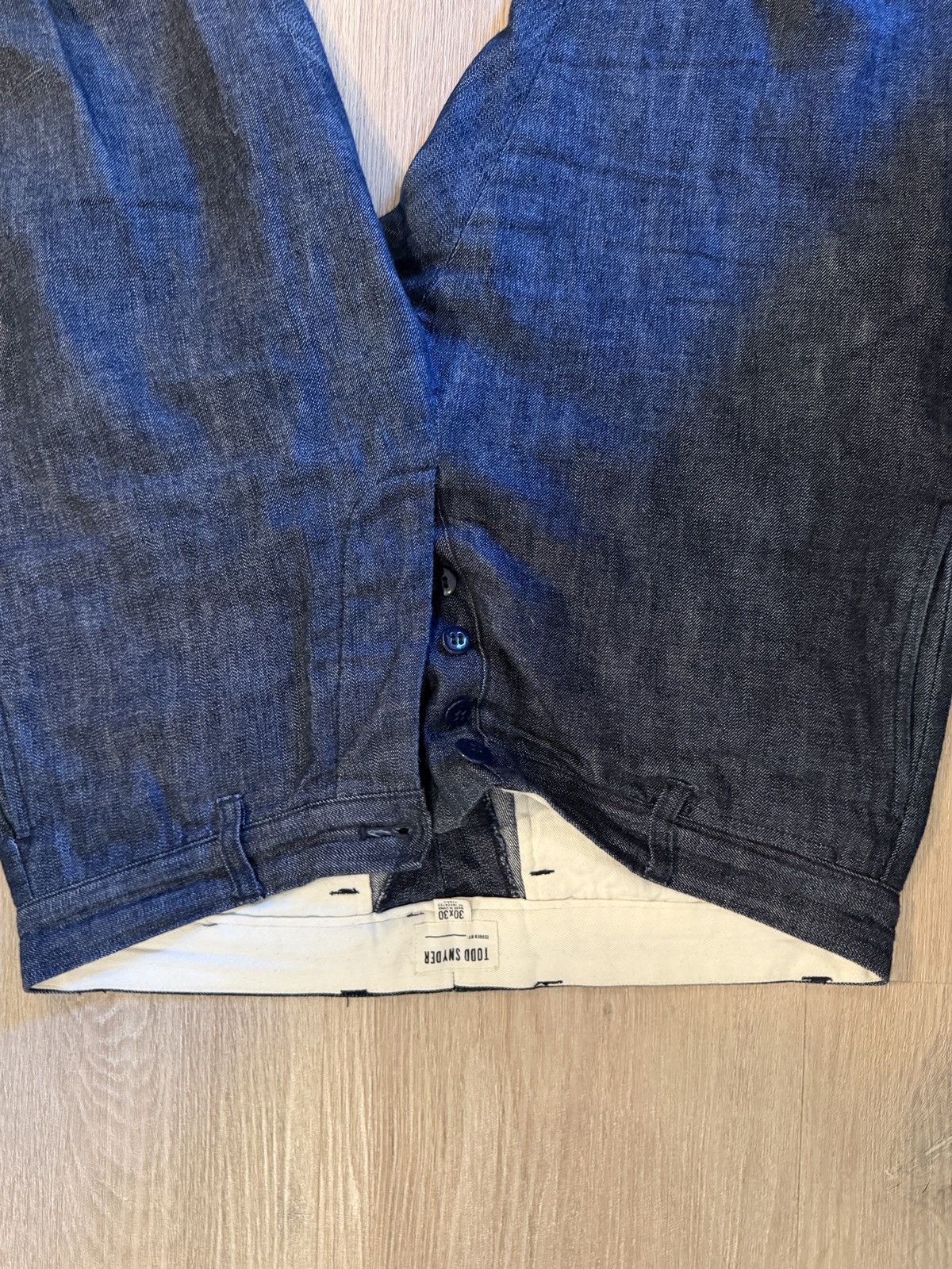 Todd Snyder Todd Snyder Blue Denim like pants Size US 30 / EU 46 - 4 Thumbnail