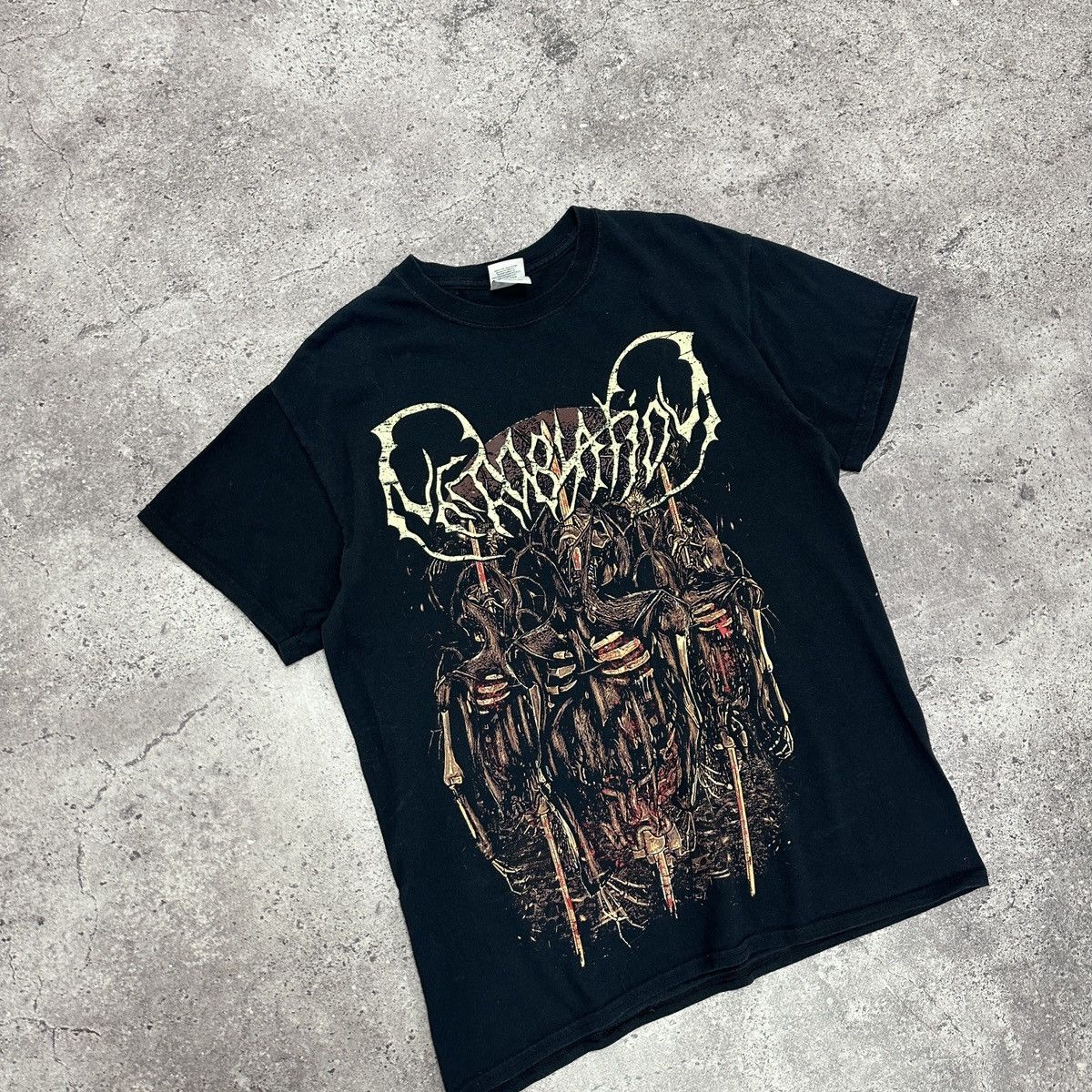Band Tees Vintage 00s Necroblation Betrayed Hearts deathcore rock tee Size US M / EU 48-50 / 2 - 4 Thumbnail