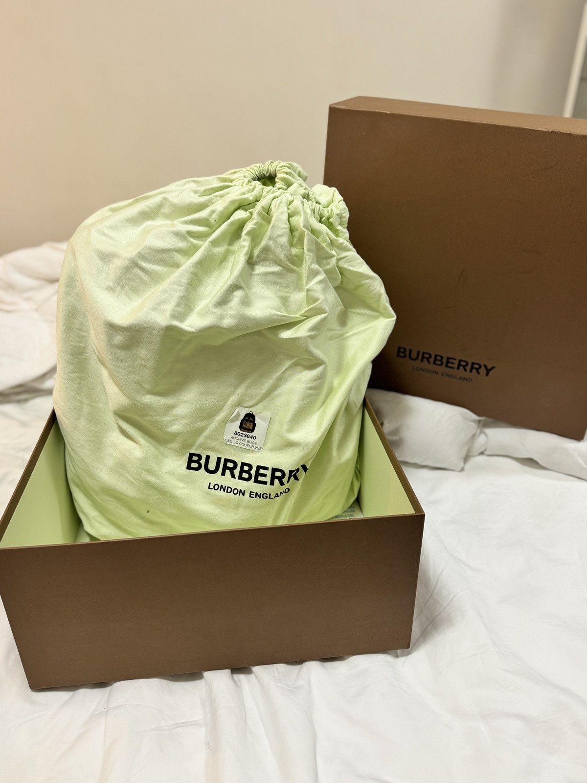 Burberry Large Utility Cooper Backpack Check Beige 8023640 Size ONE SIZE - 15 Thumbnail