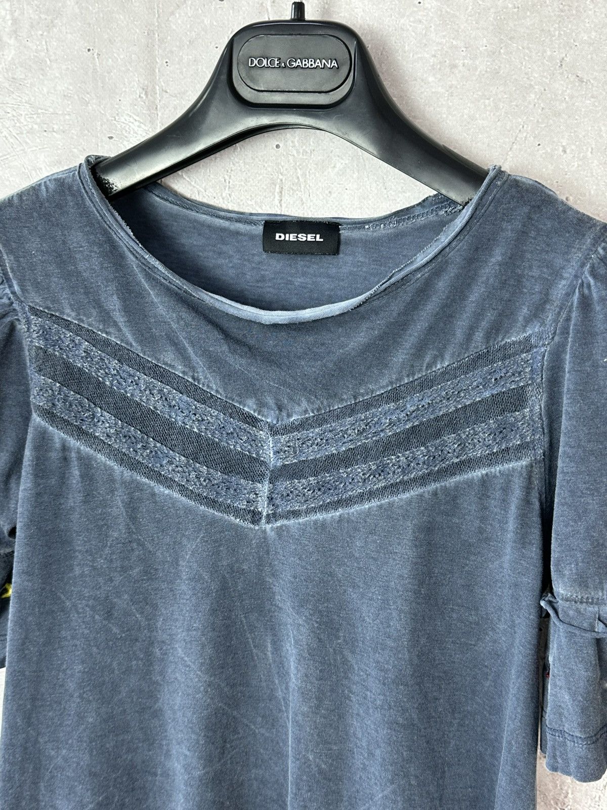 Diesel Diesel Flared Washed Blue Women’s T-shirt Size S / US 4 / IT 40 - 6 Thumbnail