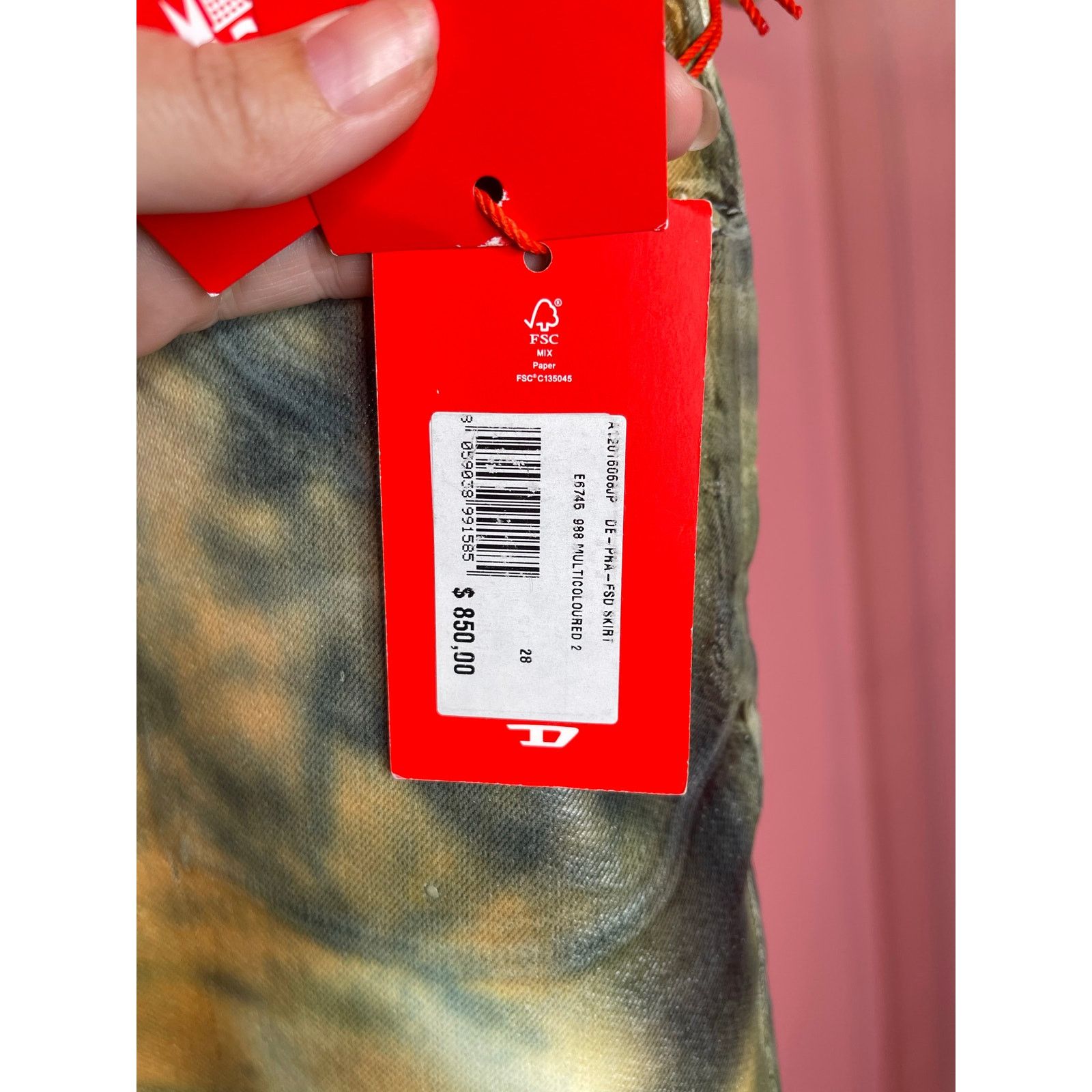 Diesel 🔥 RUNWAY DIESEL SKIRT - NWT - LIMITED EDITION 🔥size 28 Size 28" / US 6 / IT 42 - 11 Thumbnail
