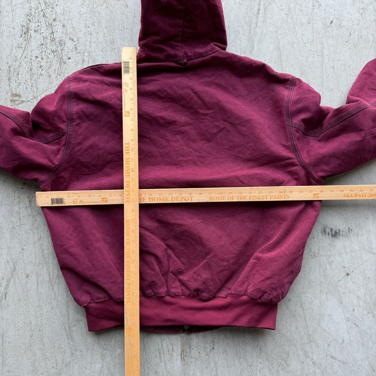 Carhartt × Vintage Vintage Carhartt Purple Faded Distressed Jacket Hooded Size US XXL / EU 58 / 5 - 5 Thumbnail