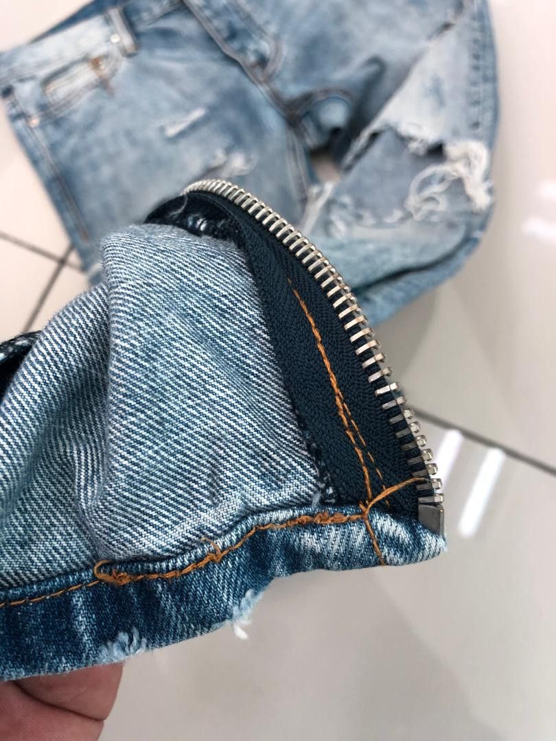 JNCO × MNML MNML distressed denim zipper leg skinny jeans size 32 Size US 32 / EU 48 - 13 Thumbnail