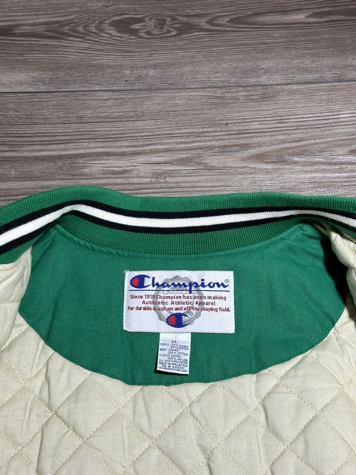NFL × Vintage Vintage New York Jets Champion Varsity Jacket Size US XL / EU 56 / 4 - 6 Thumbnail