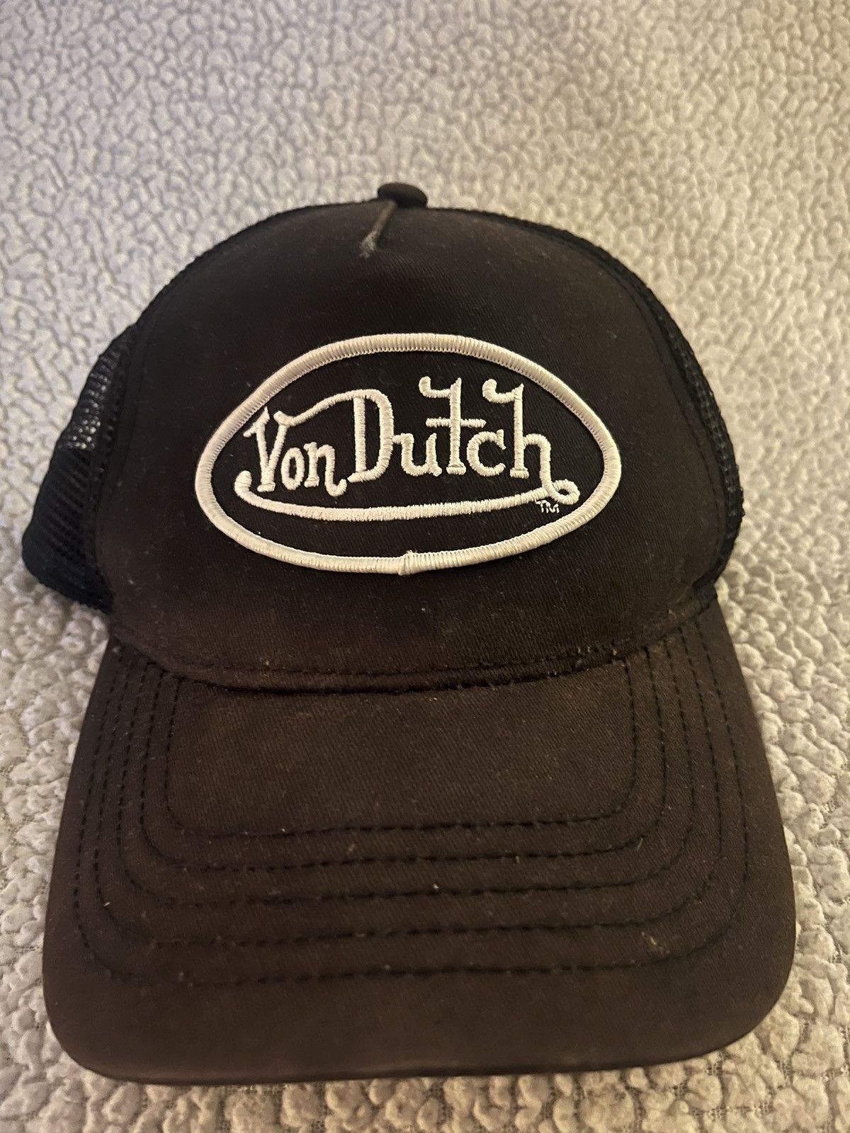 Von Dutch Von Dutch Classic Trucker Hat (Black) Size ONE SIZE - 1 Thumbnail