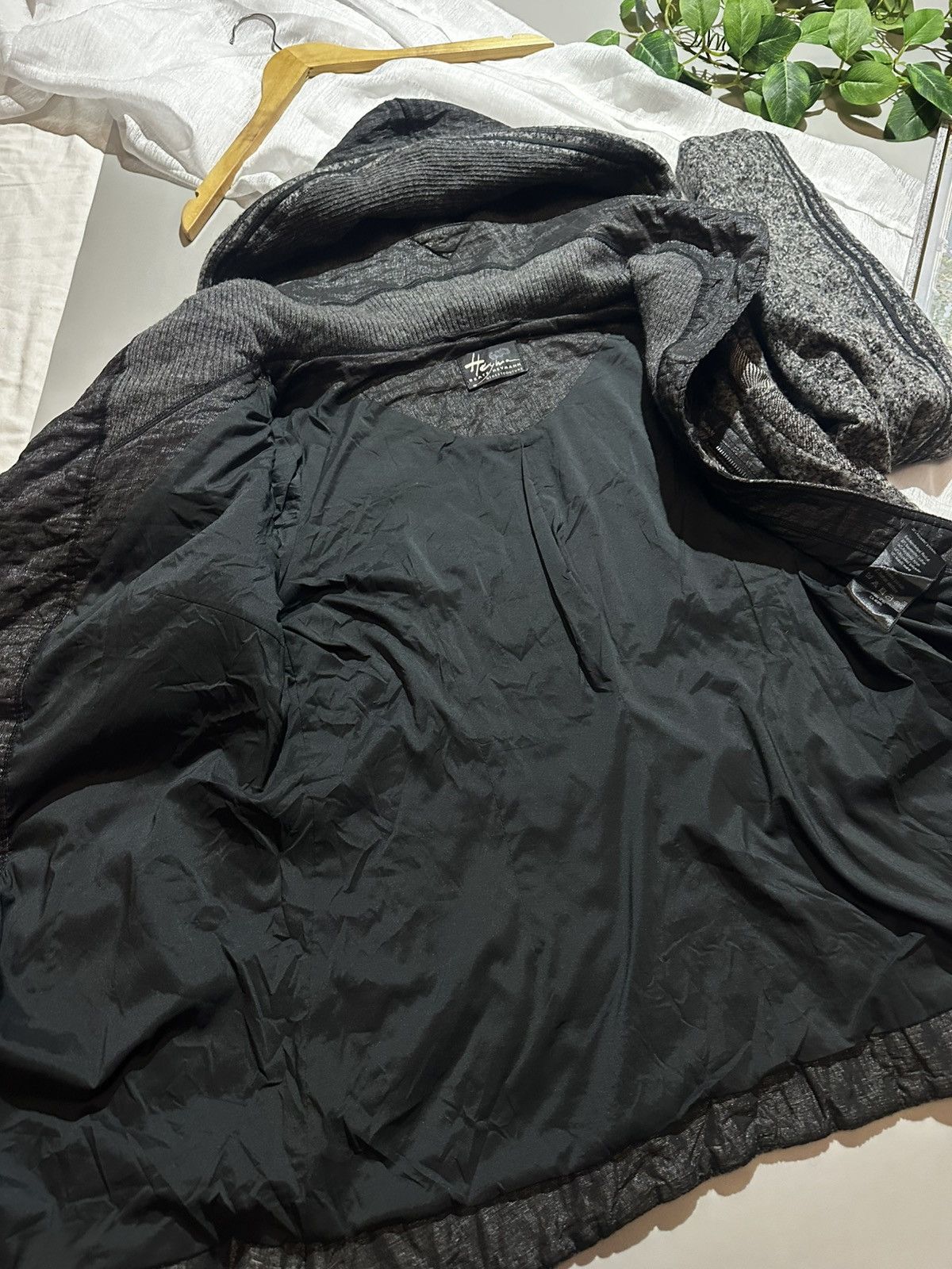 Other Beate Heymann Streetcouture Wool Jackets Textured Hooded Size L / US 10 / IT 46 - 19 Thumbnail