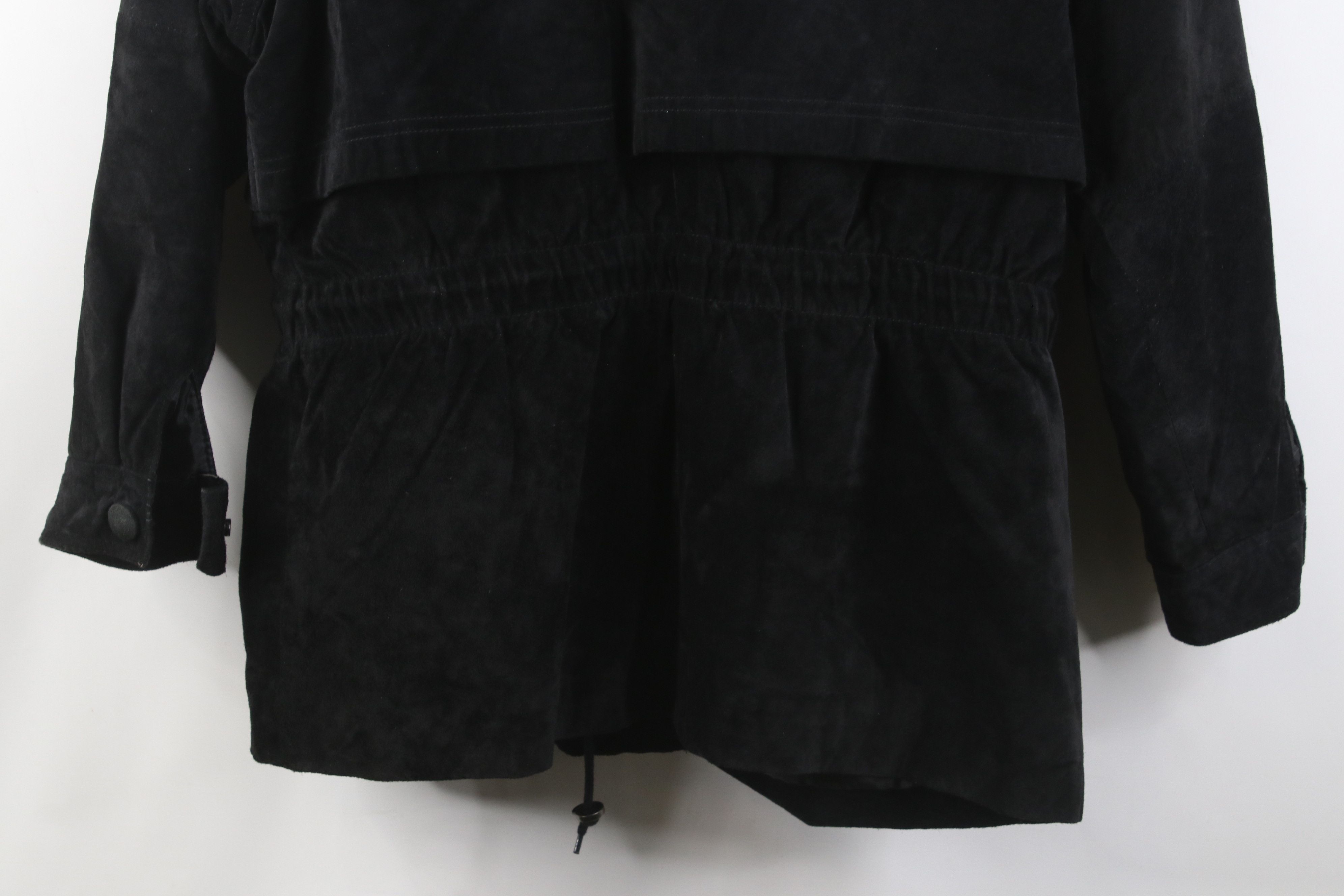 Vintage Vintage 90s Streetwear Suede Leather Double Breasted Jacket Size L / US 10 / IT 46 - 16 Thumbnail