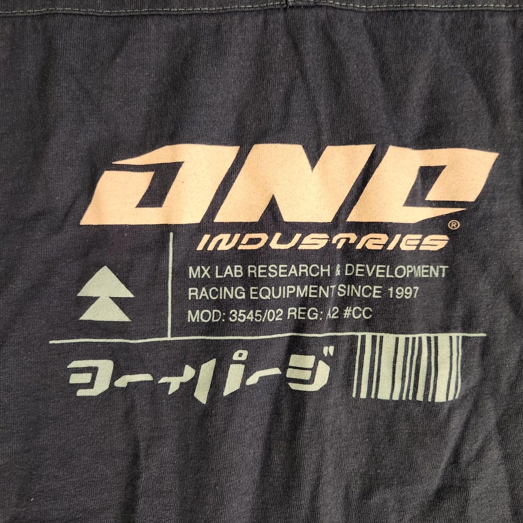 Industrie ONE INDUSTRIES RACING T Shirt Blue Color Block Heavy Men's XL Colorblock Graphic Tee 100% cotton Logo Adults Mens Size US XL / EU 56 / 4 - 2 Thumbnail